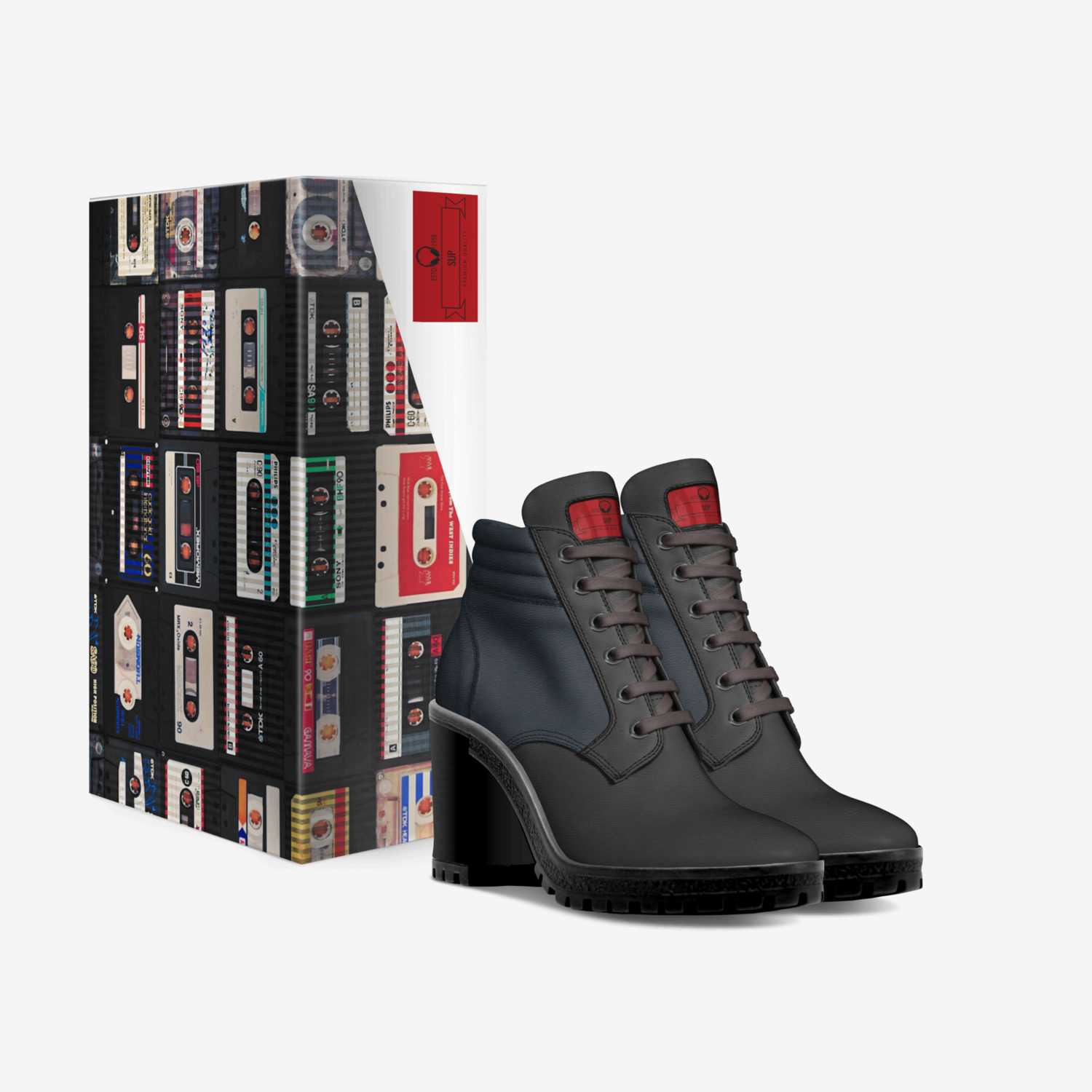 Sup custom made in Italy shoes by Jaelyn Givens | Box view