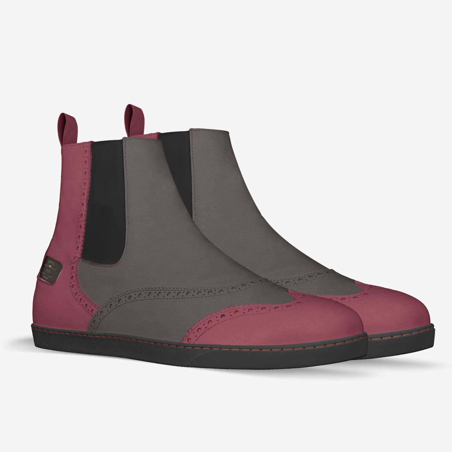 Papi custom made in Italy shoes by Jaelyn Givens | Double view