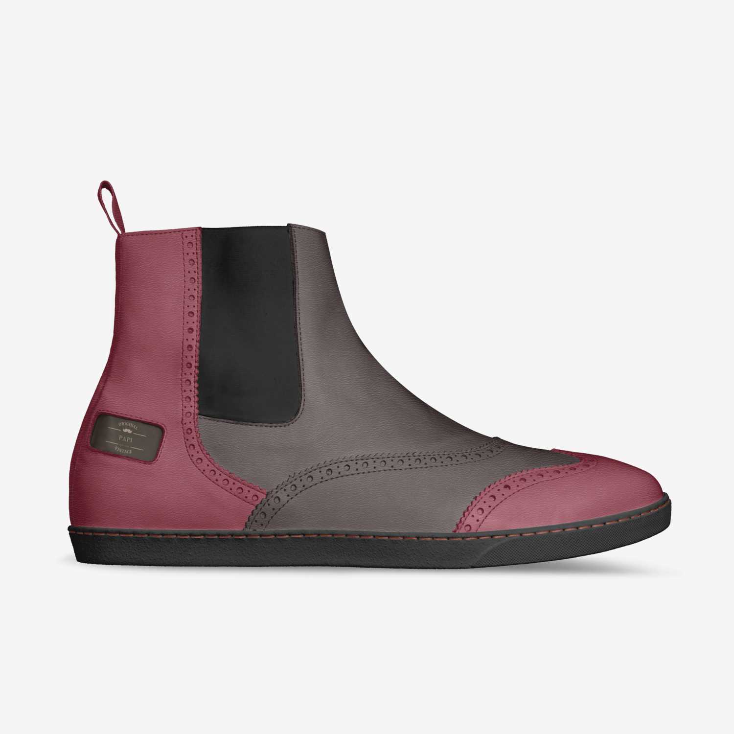 Papi custom made in Italy shoes by Jaelyn Givens | Side view