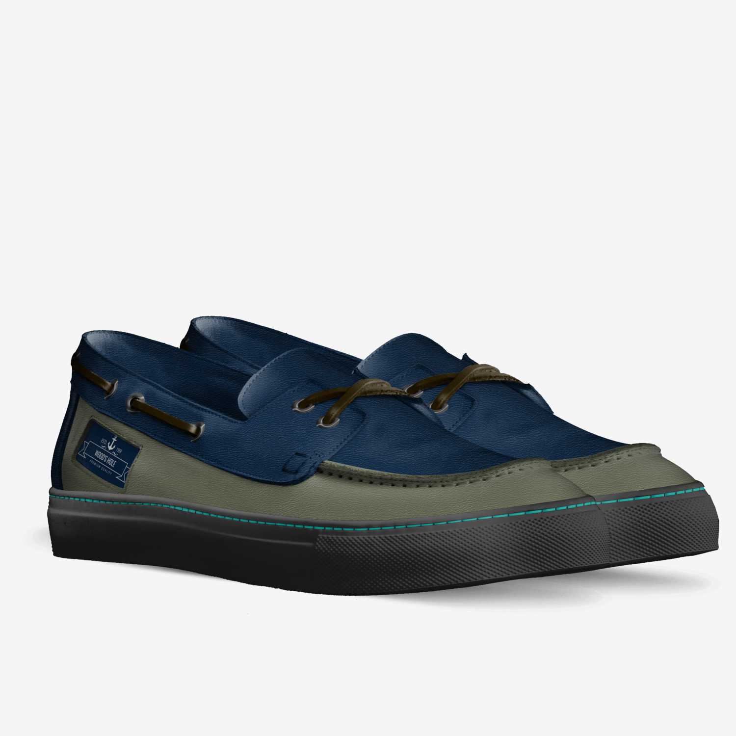 Wood's Hole custom made in Italy shoes by David Scadden | Double view
