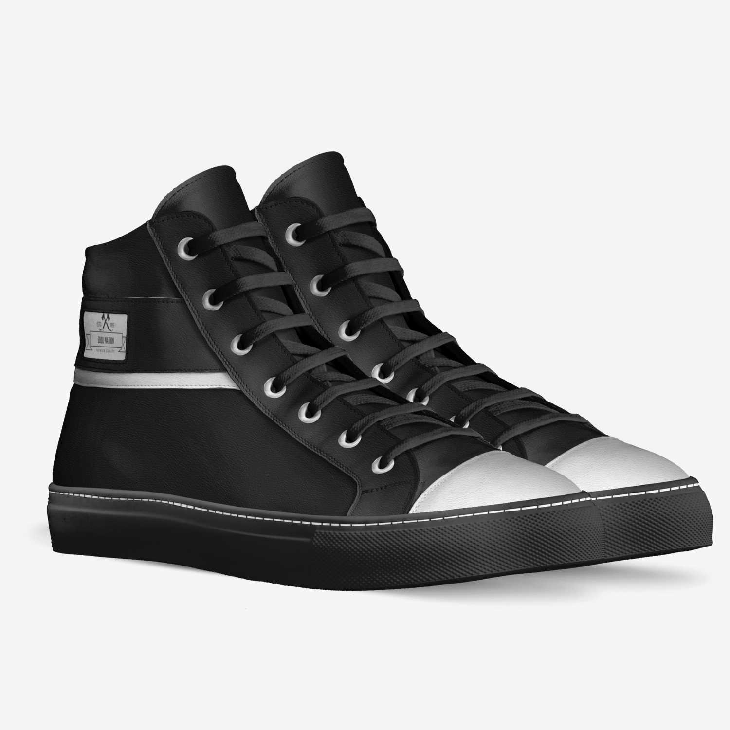 Zulu Nation custom made in Italy shoes by Mike Wilson | Double view