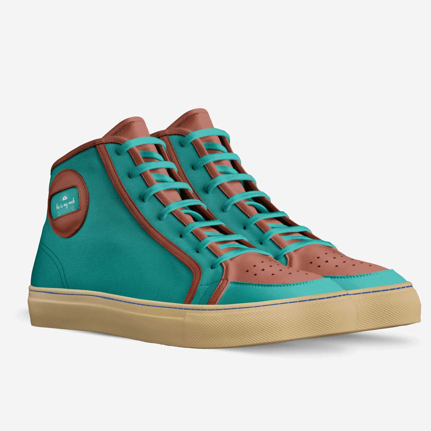 light shoes custom made in Italy shoes by Tyjine Schoria Montgomery | Double view