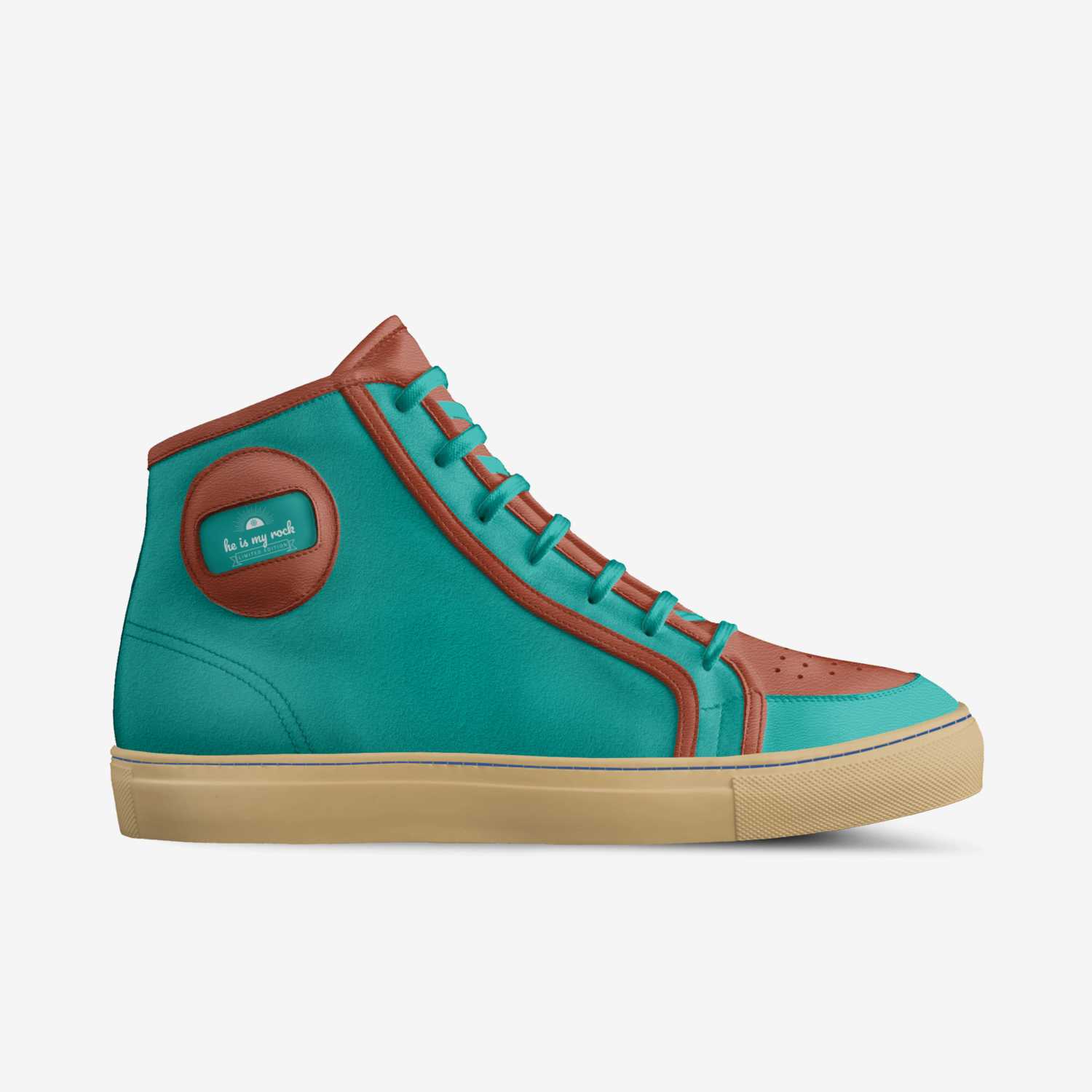 light shoes custom made in Italy shoes by Tyjine Schoria Montgomery | Side view