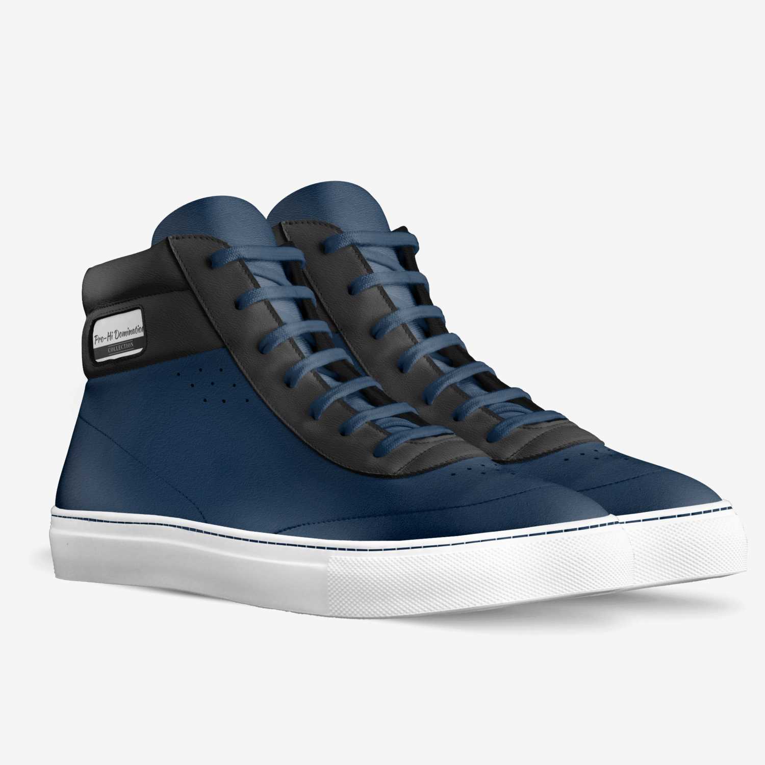 Pro-Hi Domination custom made in Italy shoes by Poop Man | Double view