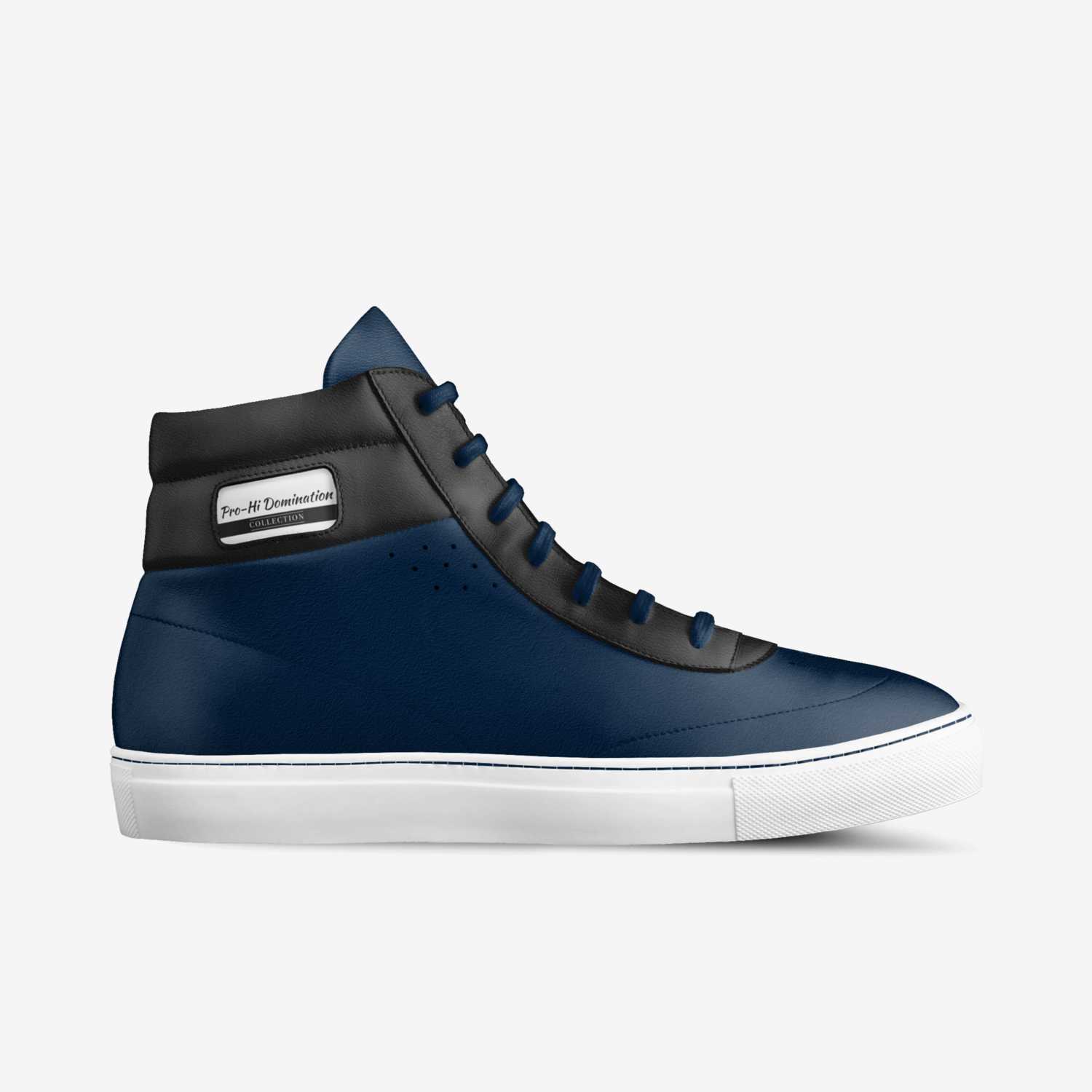 Pro-Hi Domination custom made in Italy shoes by Poop Man | Side view
