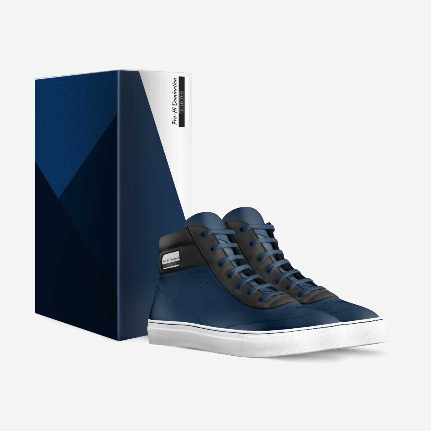 Pro-Hi Domination custom made in Italy shoes by Poop Man | Box view