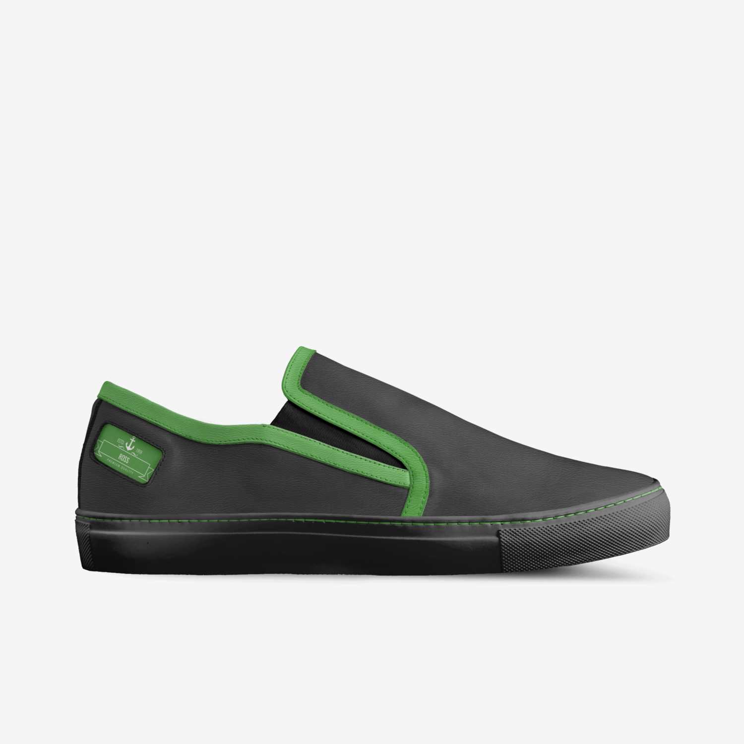 Ross custom made in Italy shoes by Pamela Thomas | Side view