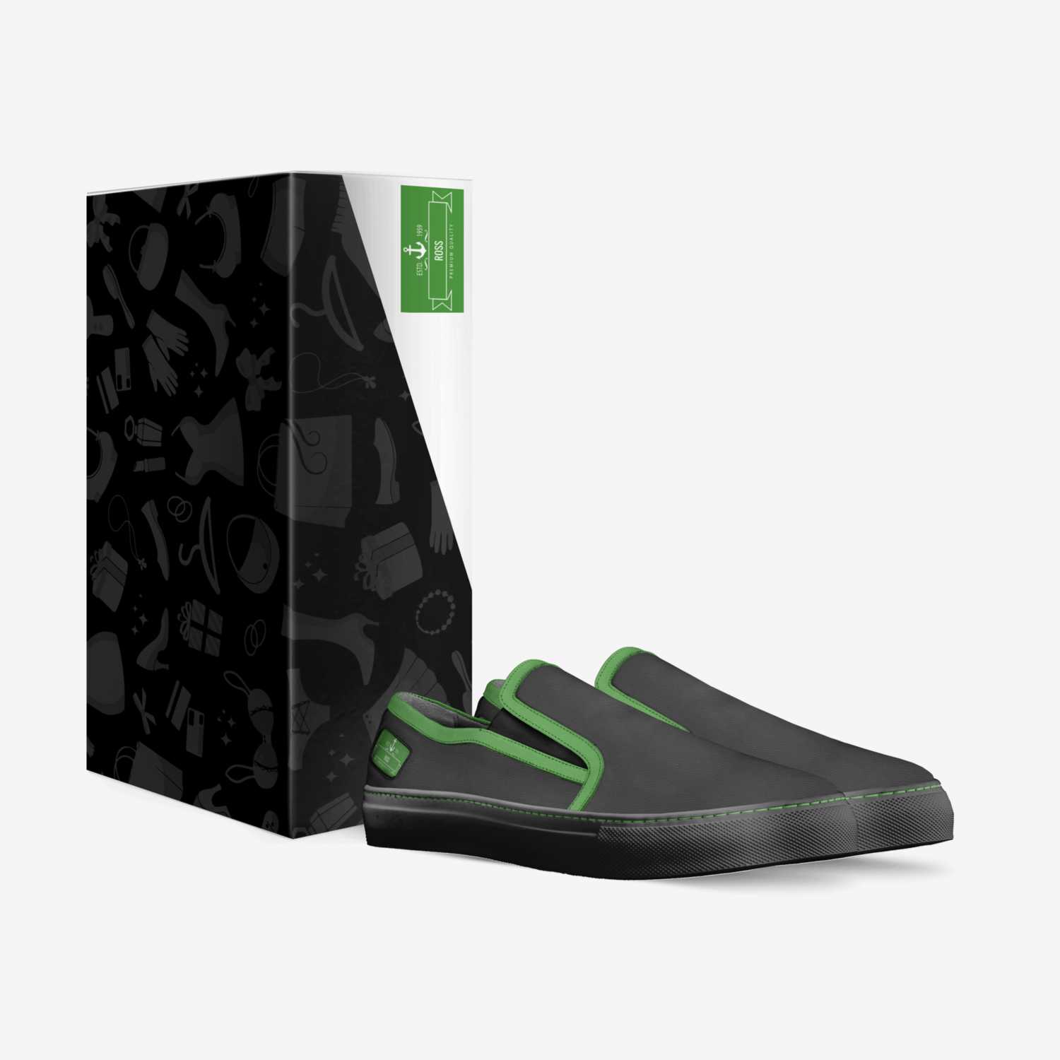 Ross custom made in Italy shoes by Pamela Thomas | Box view