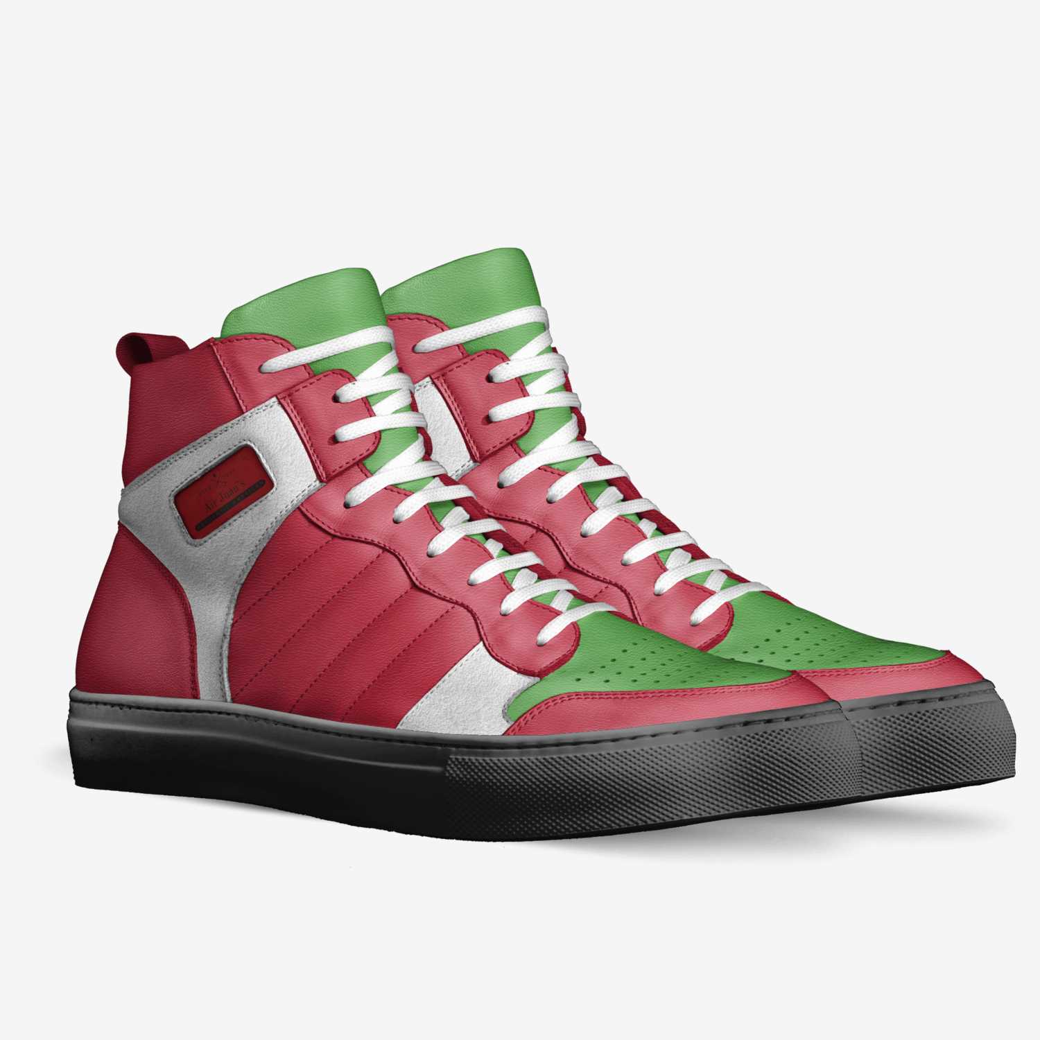 Air Juan’s custom made in Italy shoes by Morgan Redranger | Double view