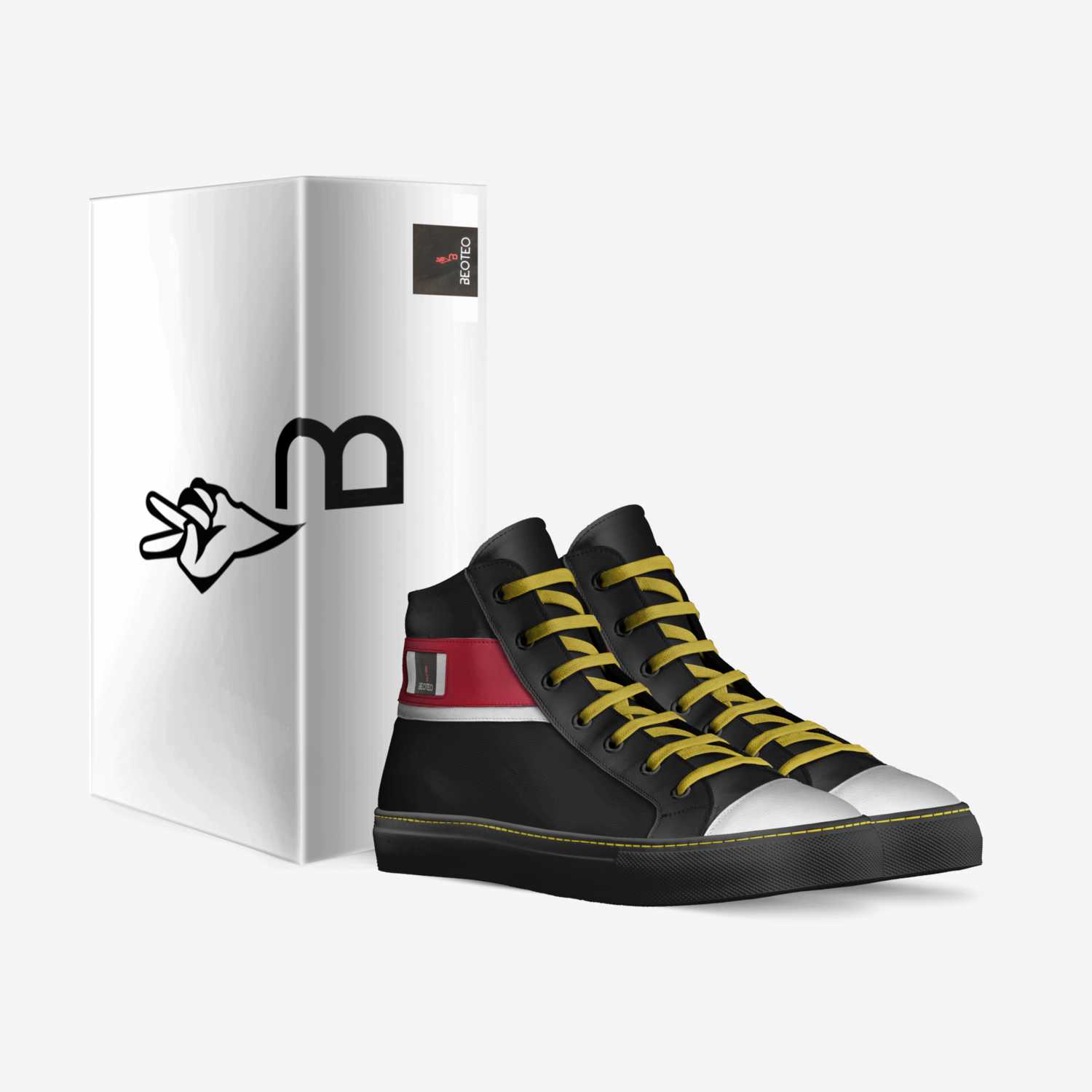 Peace B 1’s custom made in Italy shoes by Mr Beoteo | Box view
