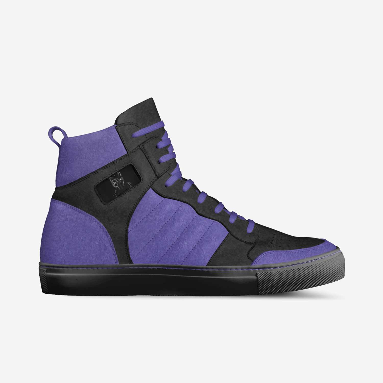 Wakanda Forever custom made in Italy shoes by Joshua Sepulveda | Side view