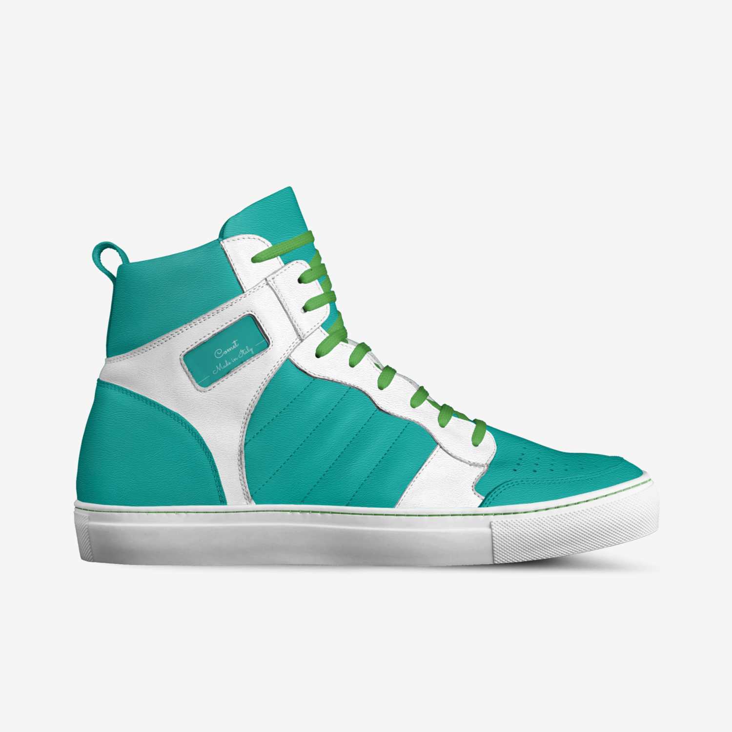 Comet custom made in Italy shoes by Kylie Tomofeeva | Side view