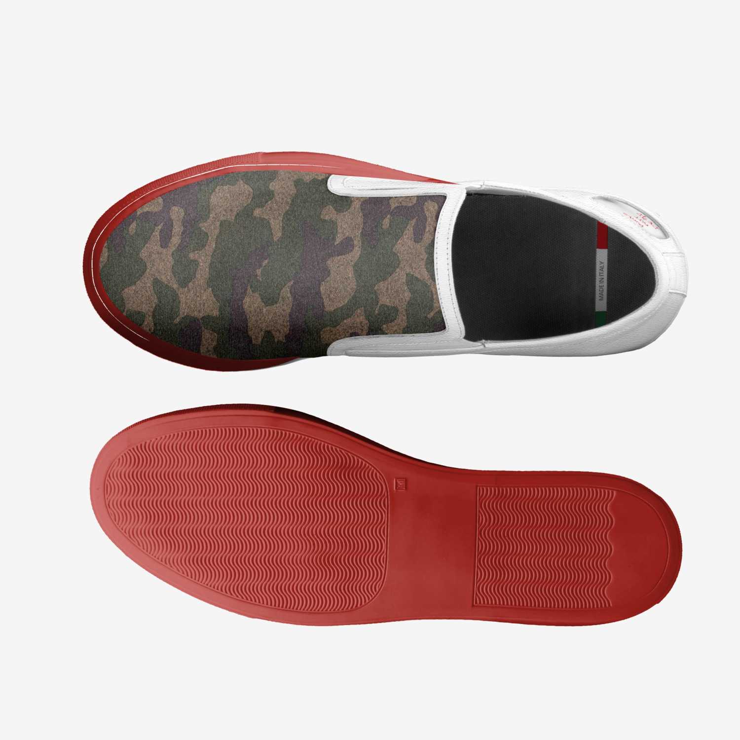 punk custom made in Italy shoes by Shikery Muhyee | Top view