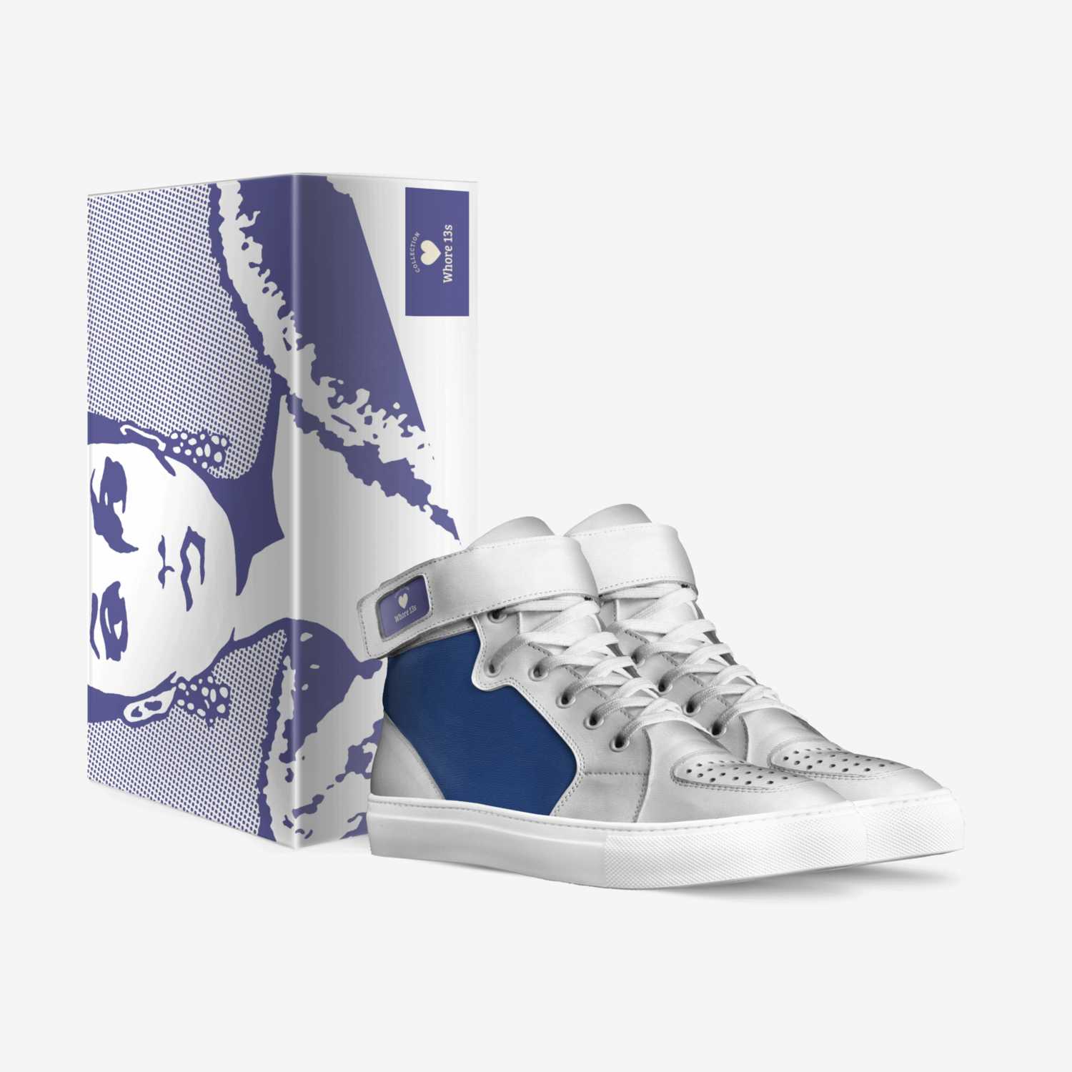 Whore 13s custom made in Italy shoes by Chase Holmes | Box view