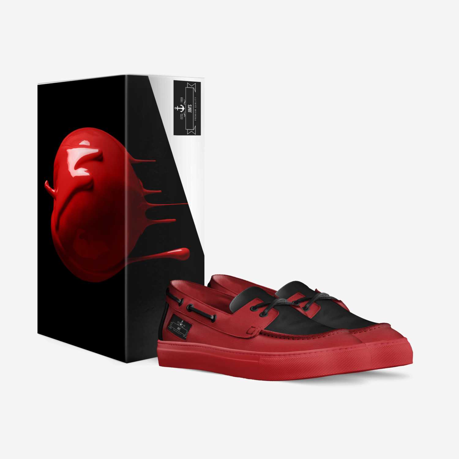 Jim's custom made in Italy shoes by Jimmy J Richardson | Box view