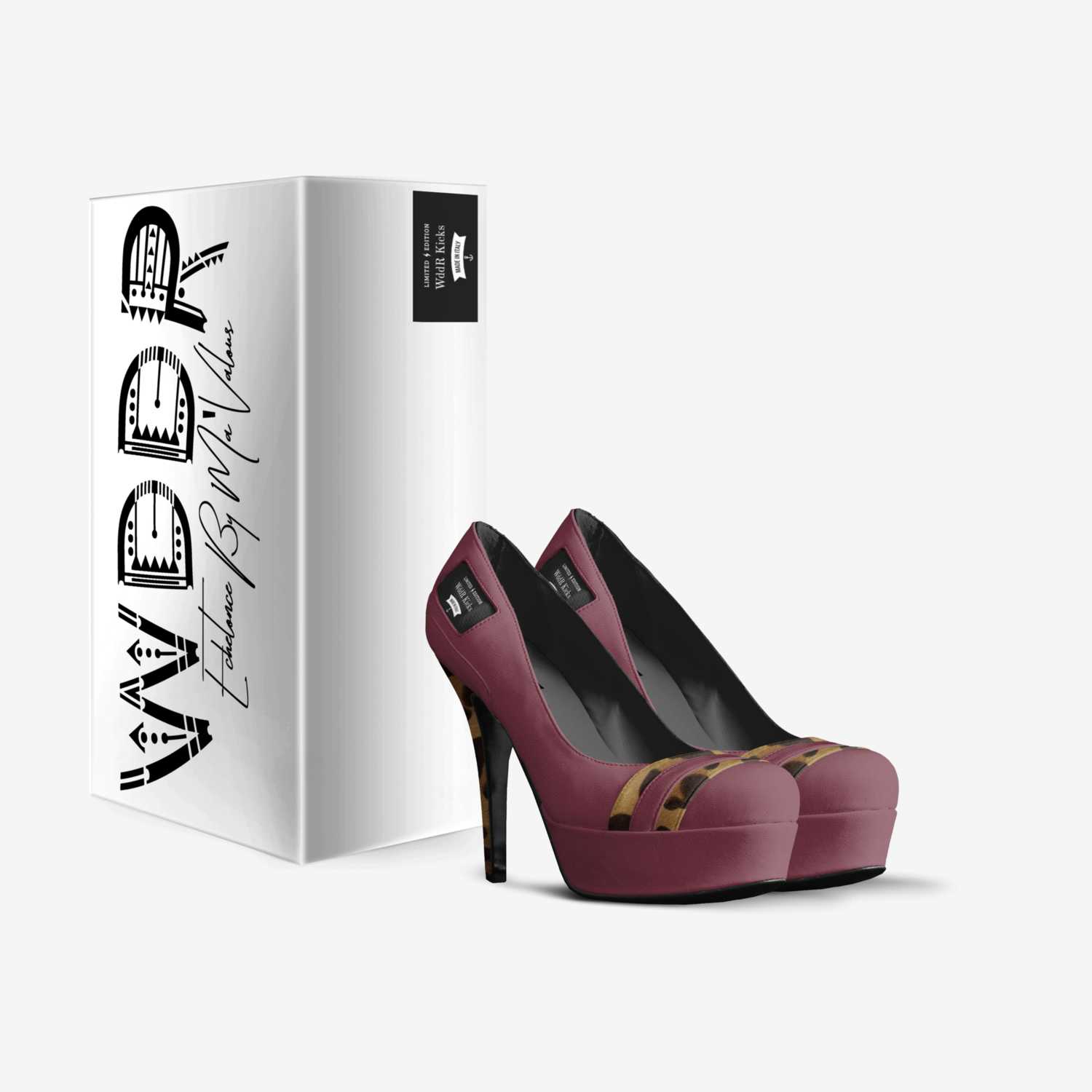 WddR Kicks custom made in Italy shoes by Scottie Ma'Valous | Box view