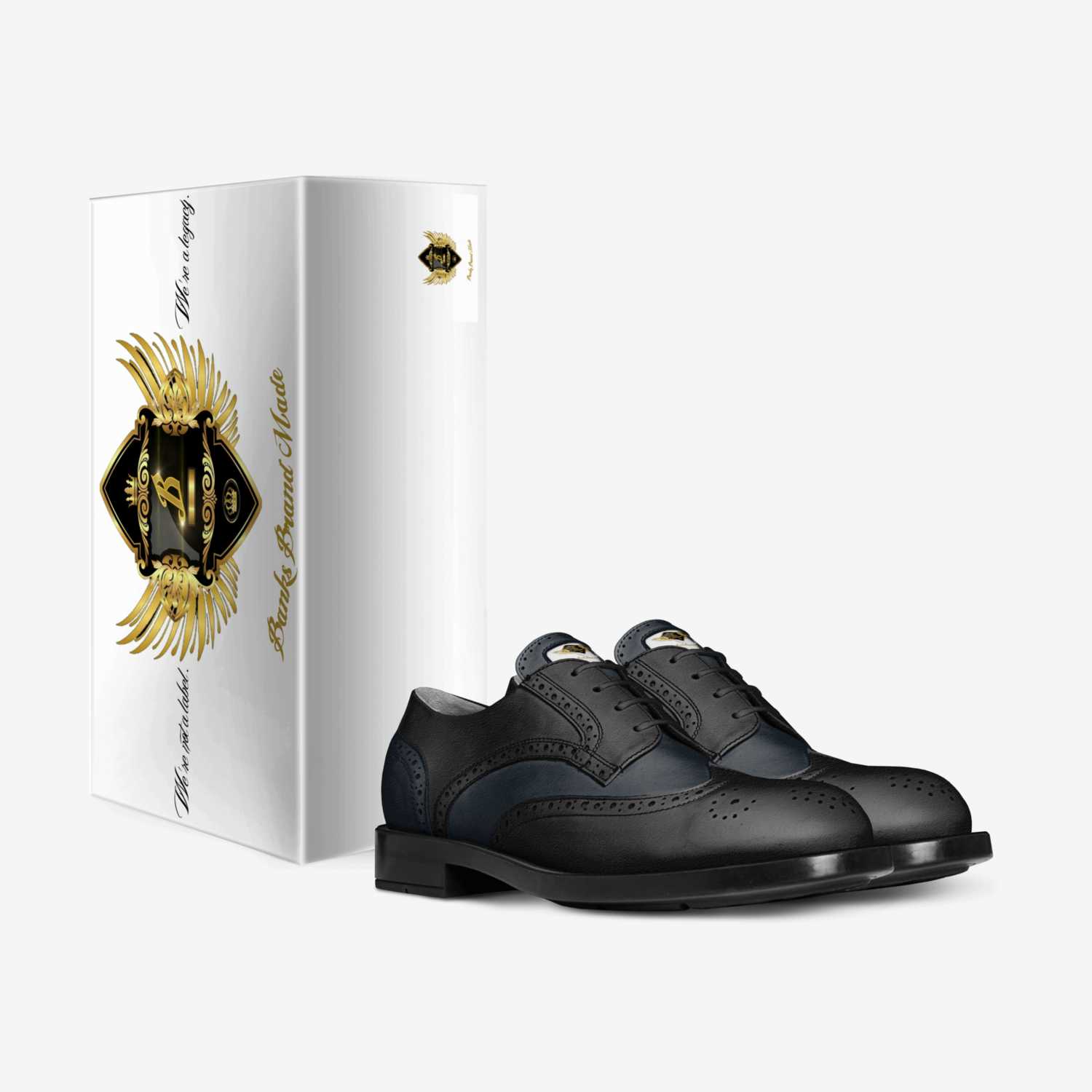 B2 Executive custom made in Italy shoes by Corey L Banks | Box view