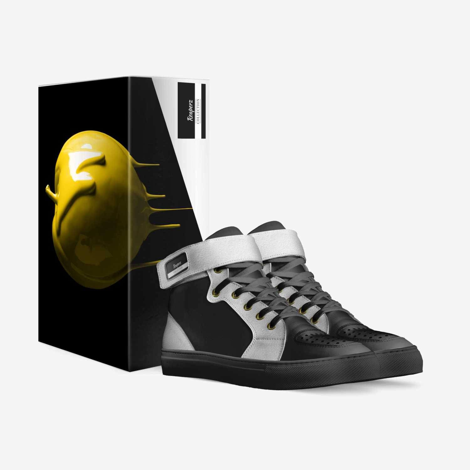 Reaperz custom made in Italy shoes by Moses Thegrimreap | Box view