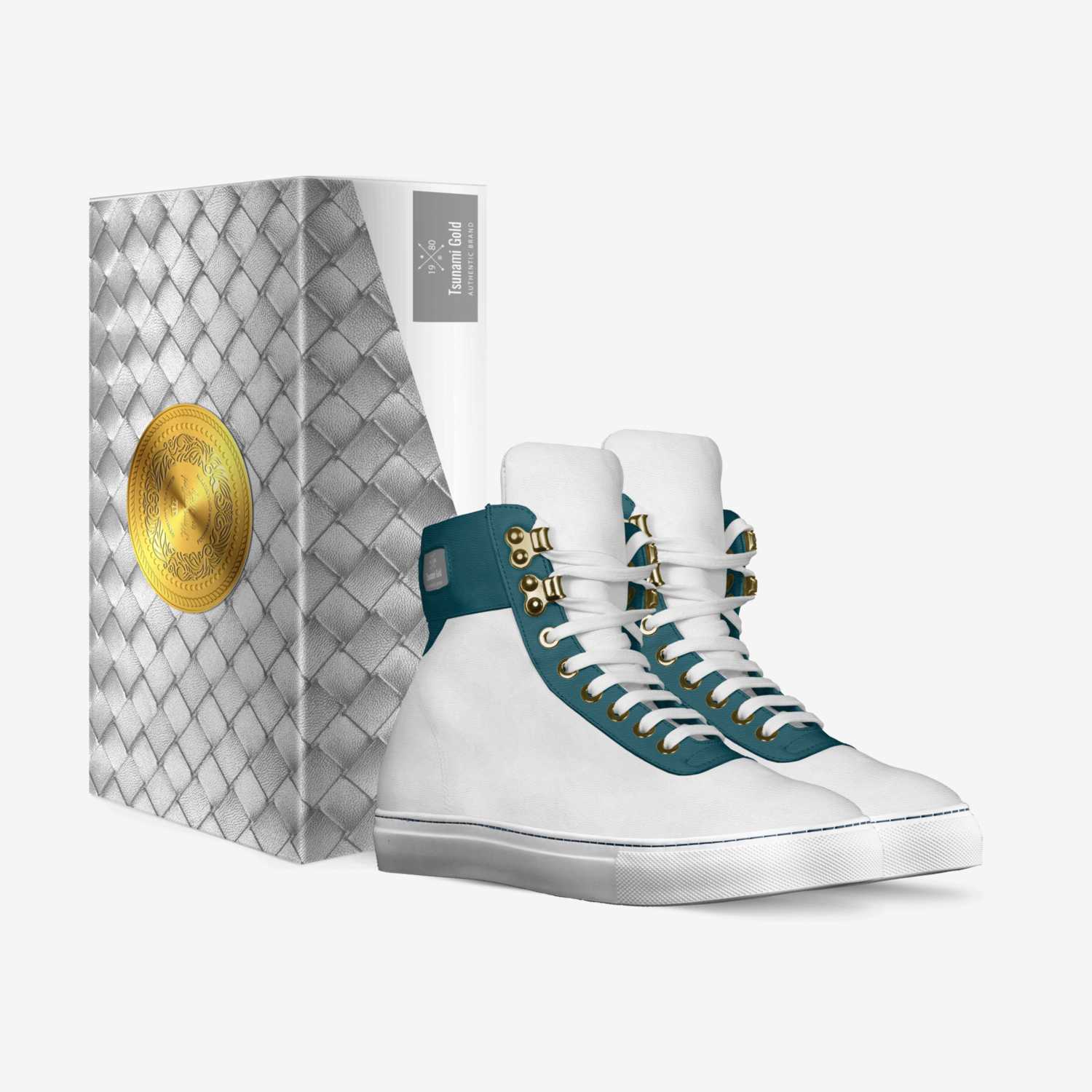Tsunami Gold custom made in Italy shoes by Antoniokey12 | Box view