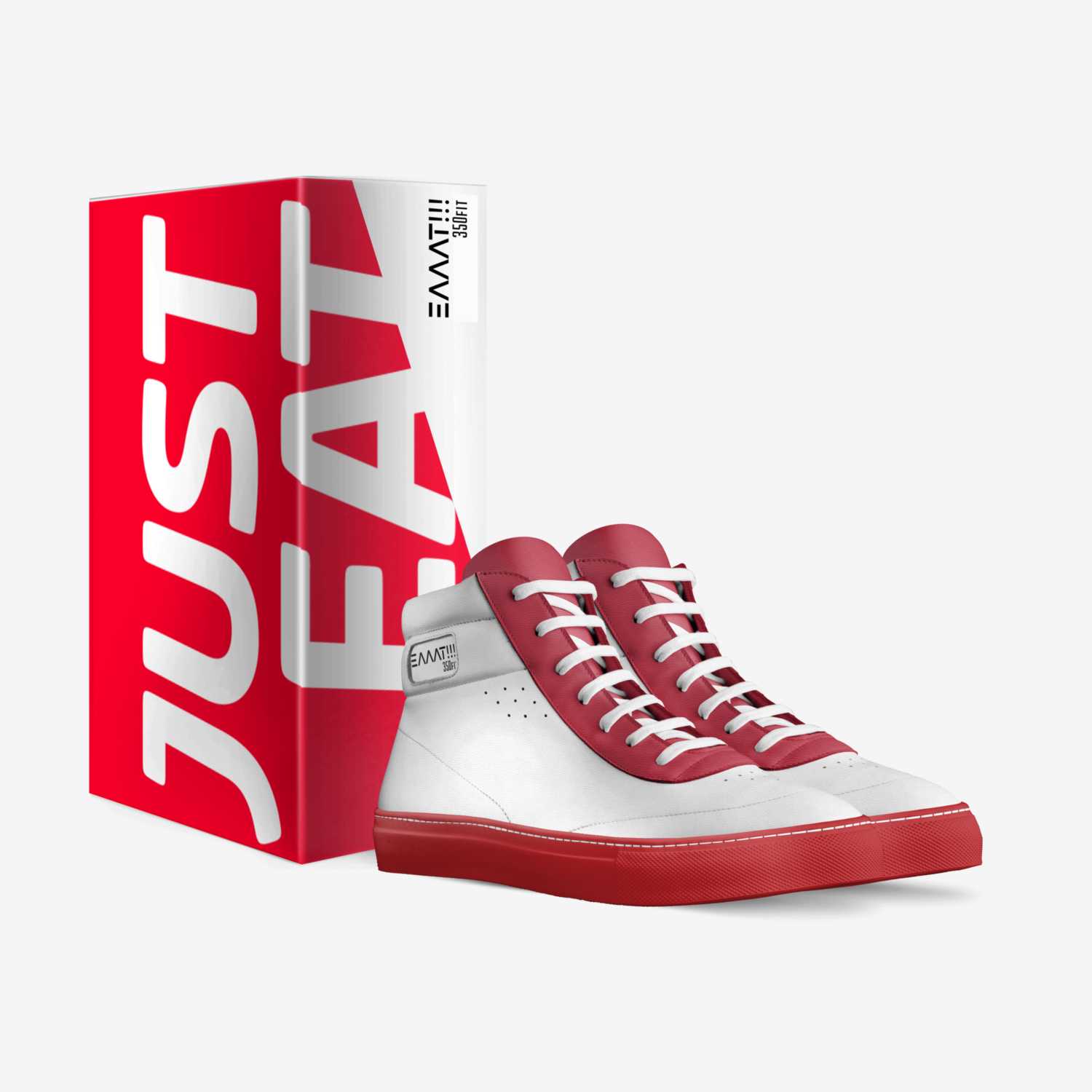 Just “EAAAT” 350’s custom made in Italy shoes by 350 | Box view