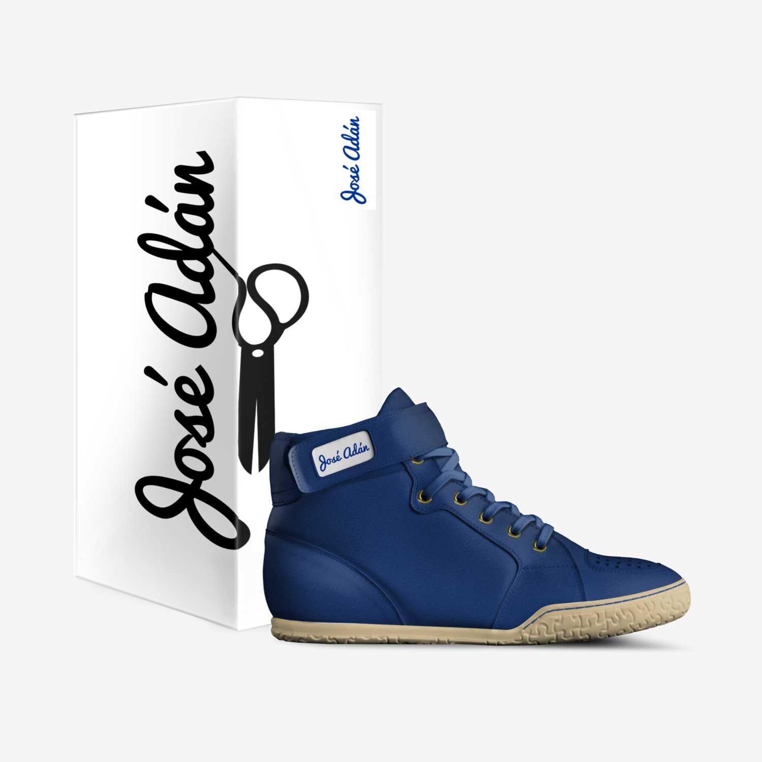 "Water" by JOSÉ ADÁN custom made in Italy shoes by Joseph Adams | Box view