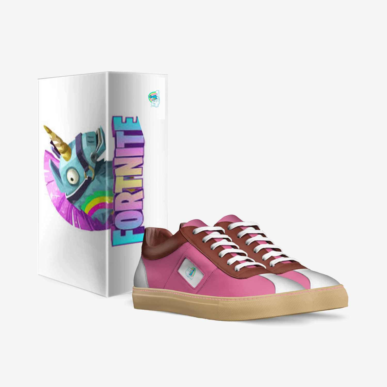 Fortnite  custom made in Italy shoes by Isaac C | Box view