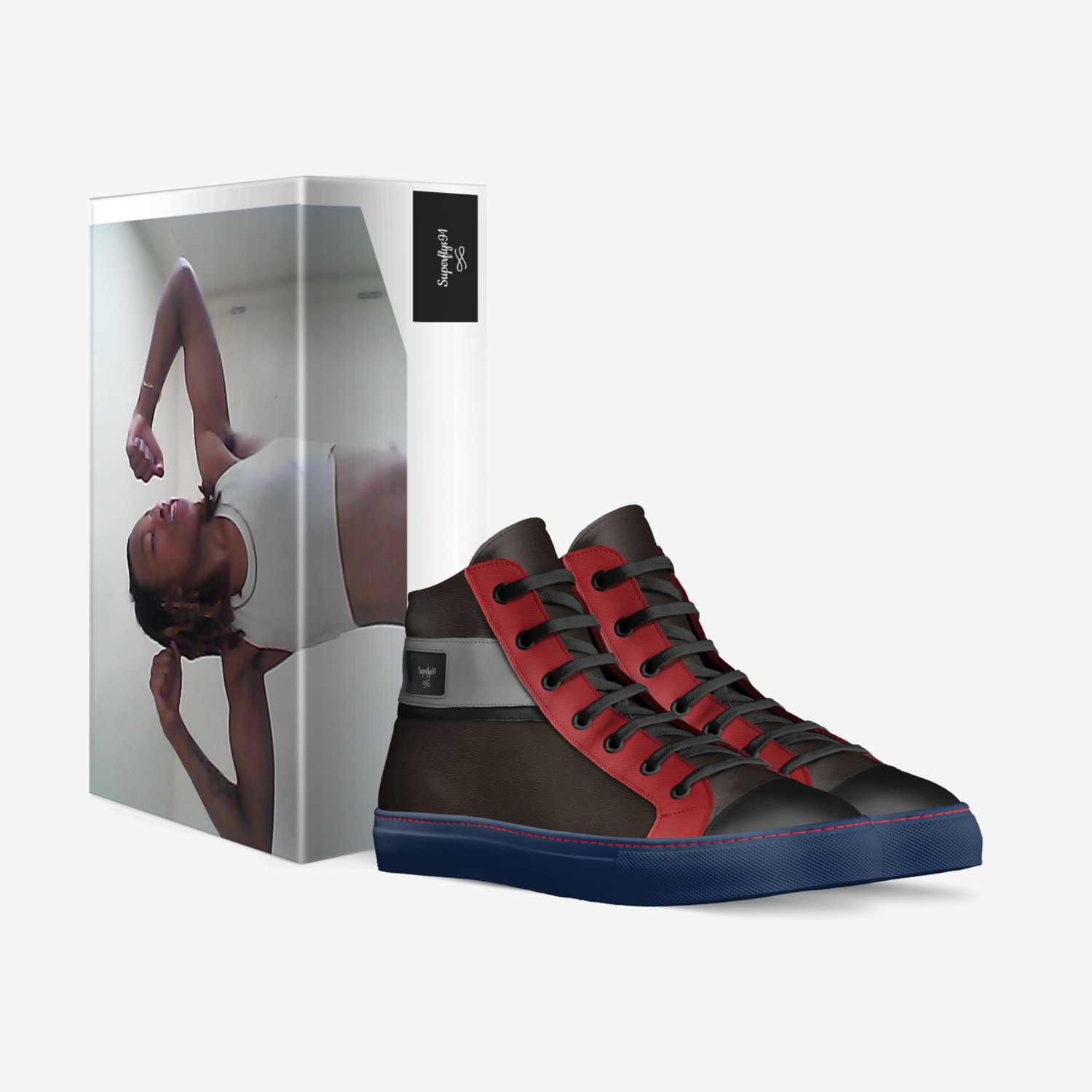 Superflys91 custom made in Italy shoes by Karima Roane | Box view