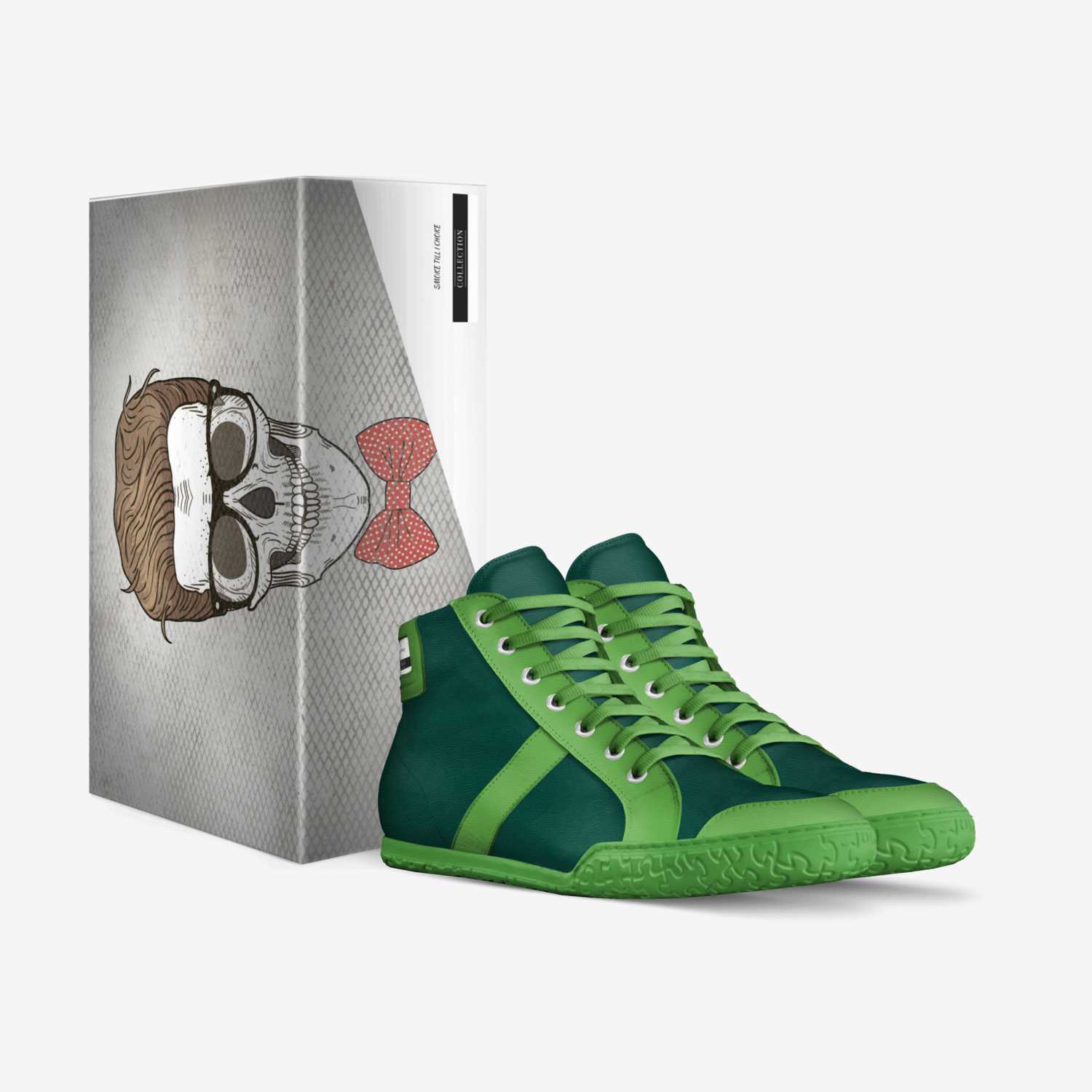Marijuana Smoker custom made in Italy shoes by Devyn Mancilla | Box view