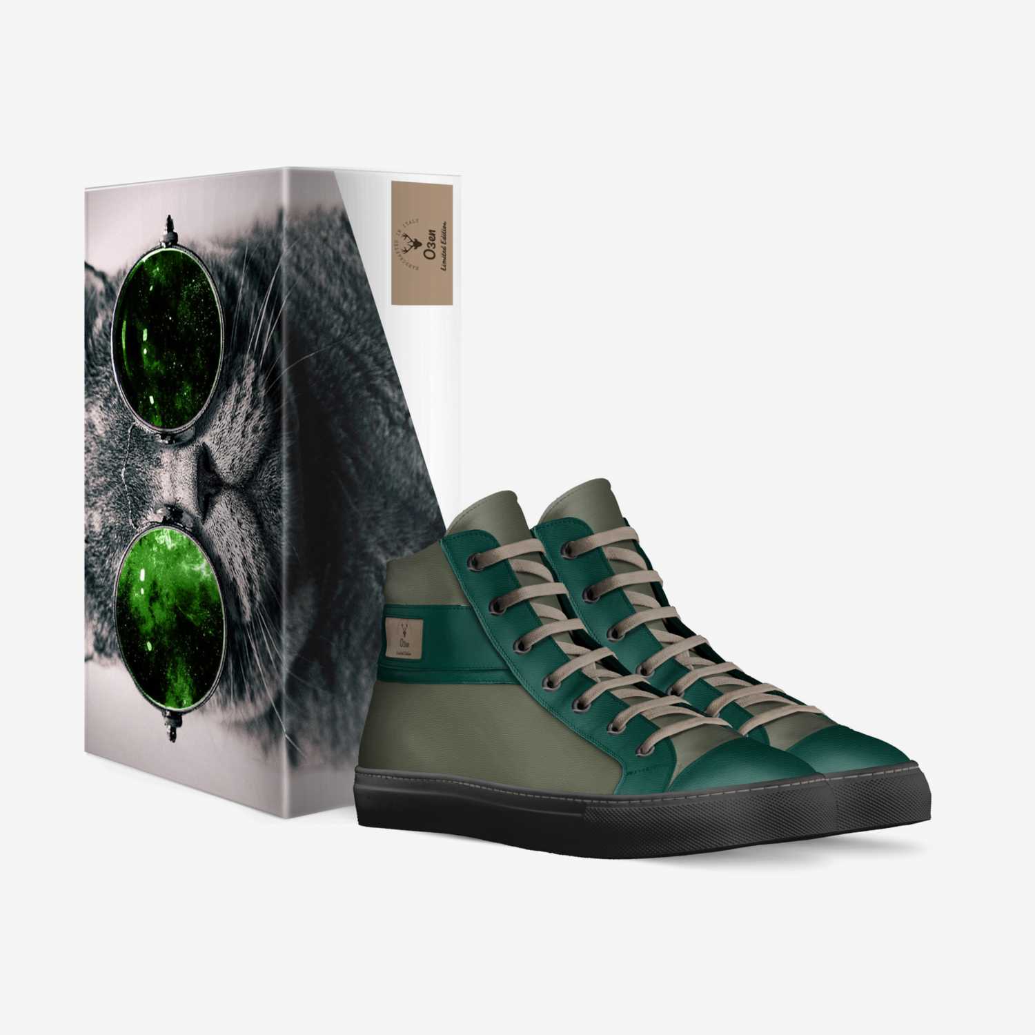 O3en custom made in Italy shoes by Joash Worrel | Box view