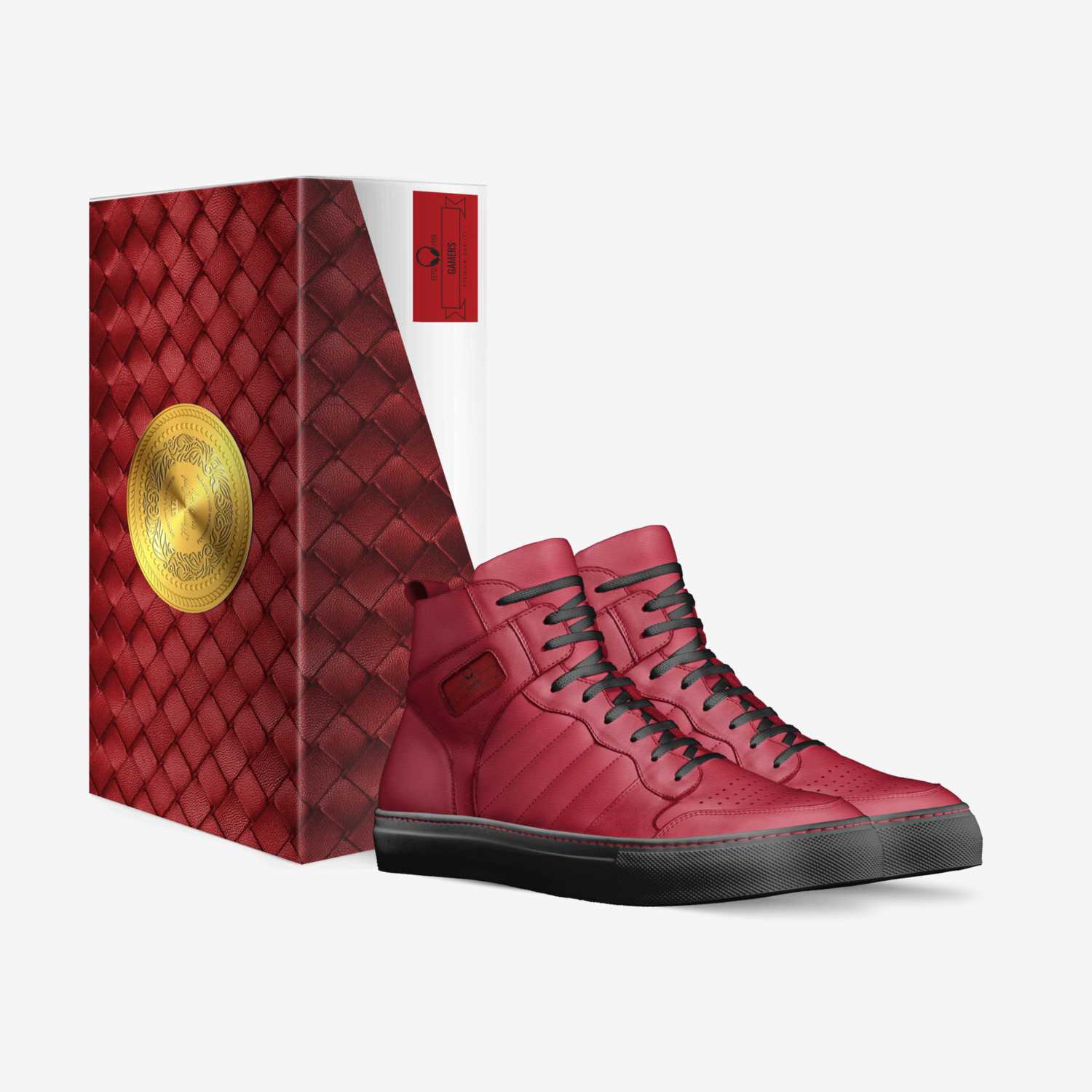 Gamers custom made in Italy shoes by Jelani Taylor | Box view