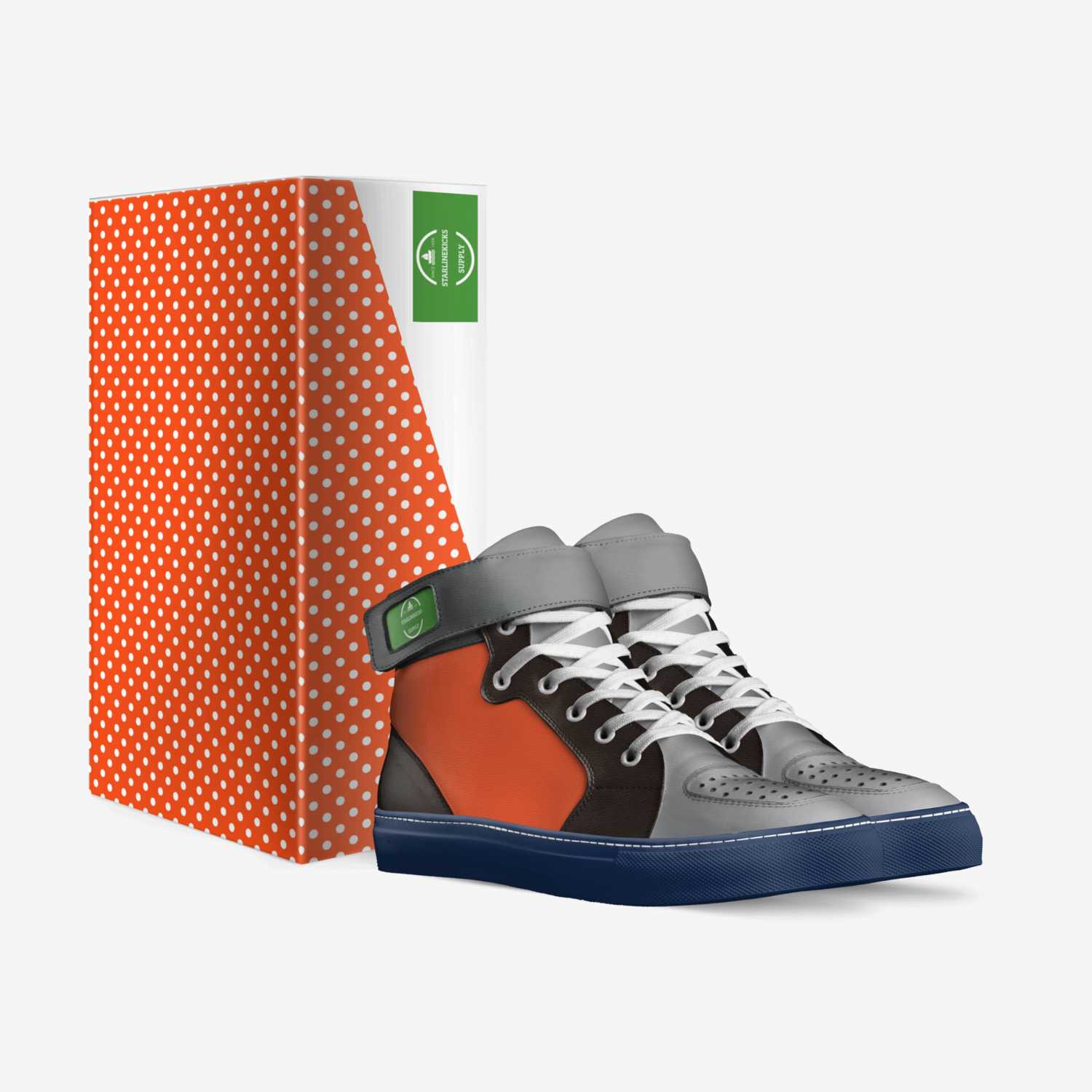 Starlinekicks custom made in Italy shoes by Olivia Coates | Box view