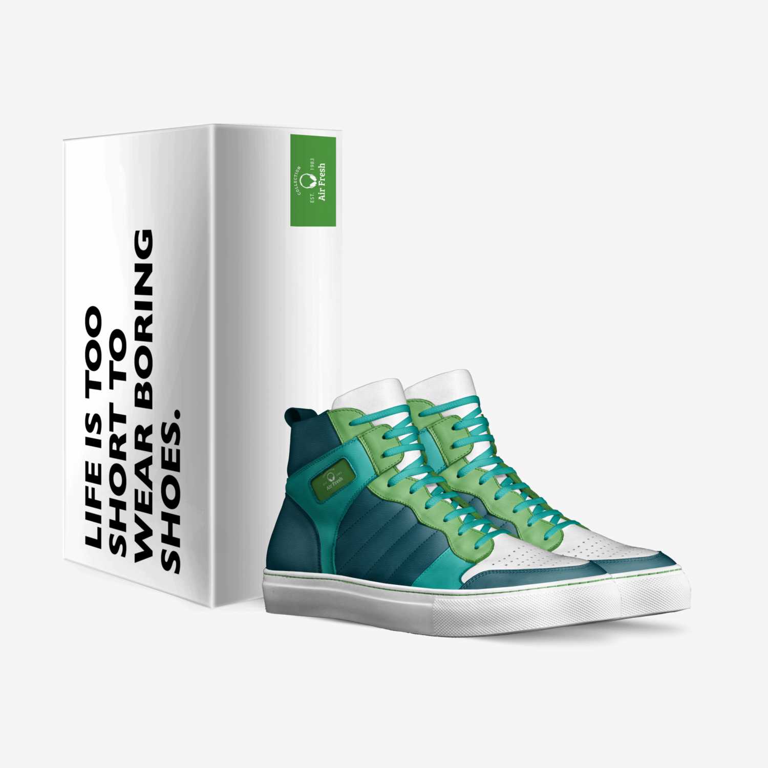 Air Fresh custom made in Italy shoes by Kansas Evans | Box view