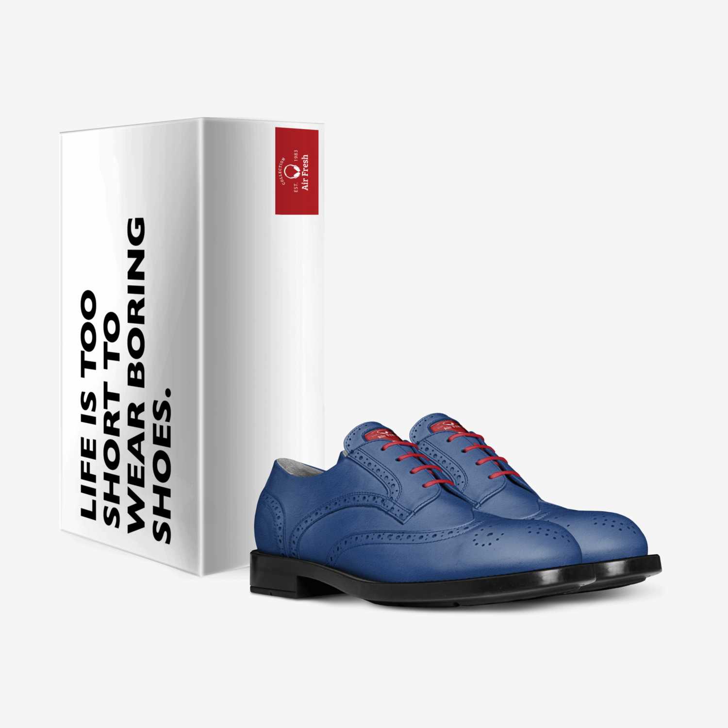 Air Fresh custom made in Italy shoes by Kansas Evans | Box view