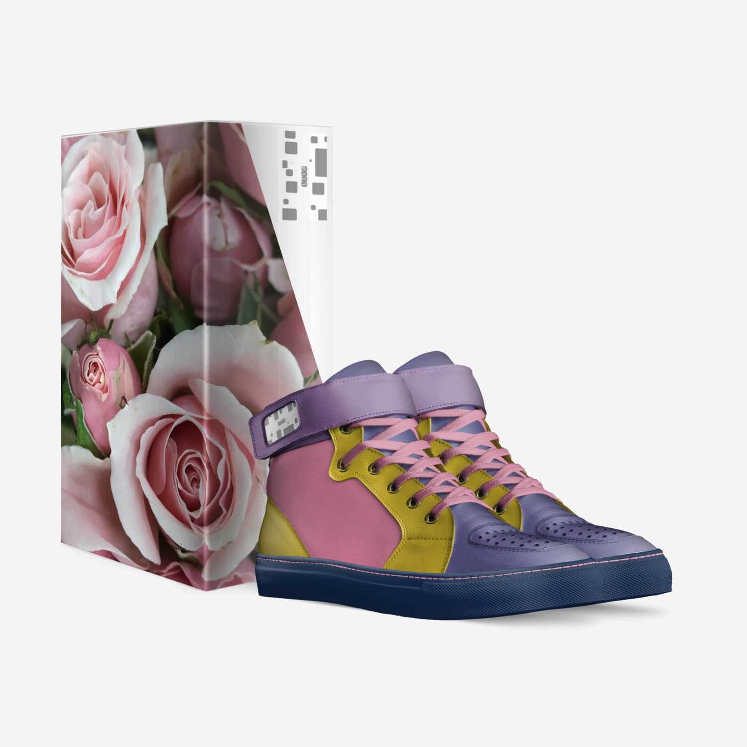 lila custom made in Italy shoes by Sharon Rose | Box view