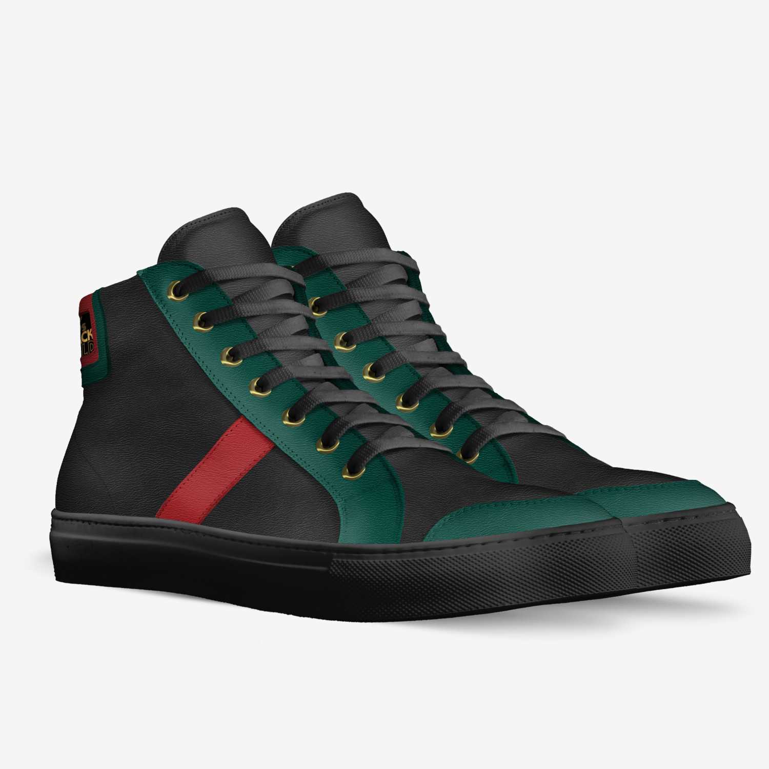 KDS BLACK GOLD custom made in Italy shoes by Koudous Sanni | Double view