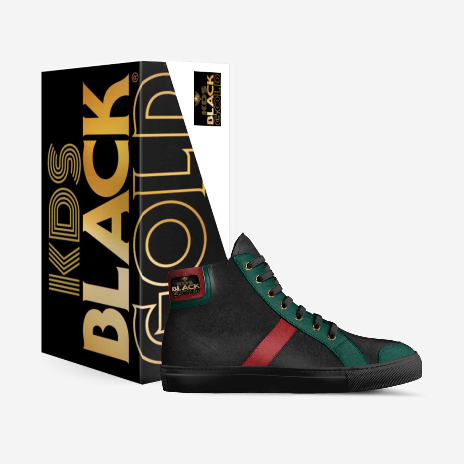 KDS BLACK GOLD custom made in Italy shoes by Koudous Sanni | Box view