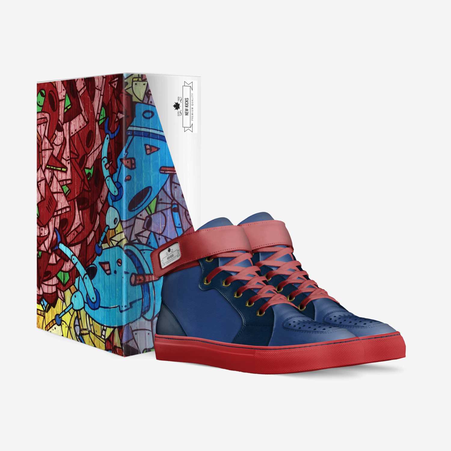 New kicks custom made in Italy shoes by Jaden Landry Harris | Box view