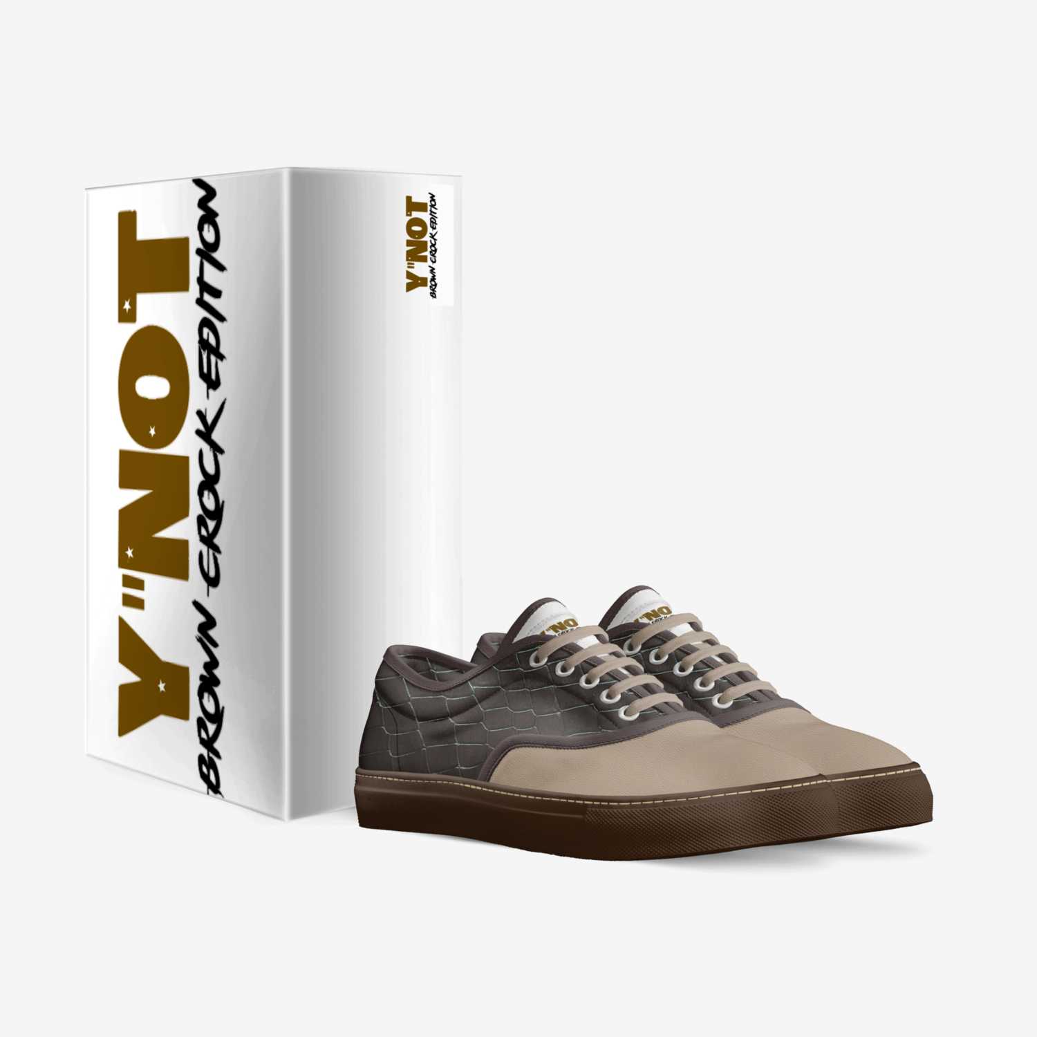 Y"NOT custom made in Italy shoes by Tony Johnson | Box view