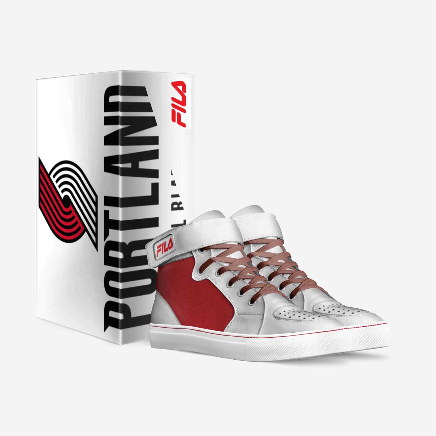 C. J. McCollum custom made in Italy shoes by Becky | Box view