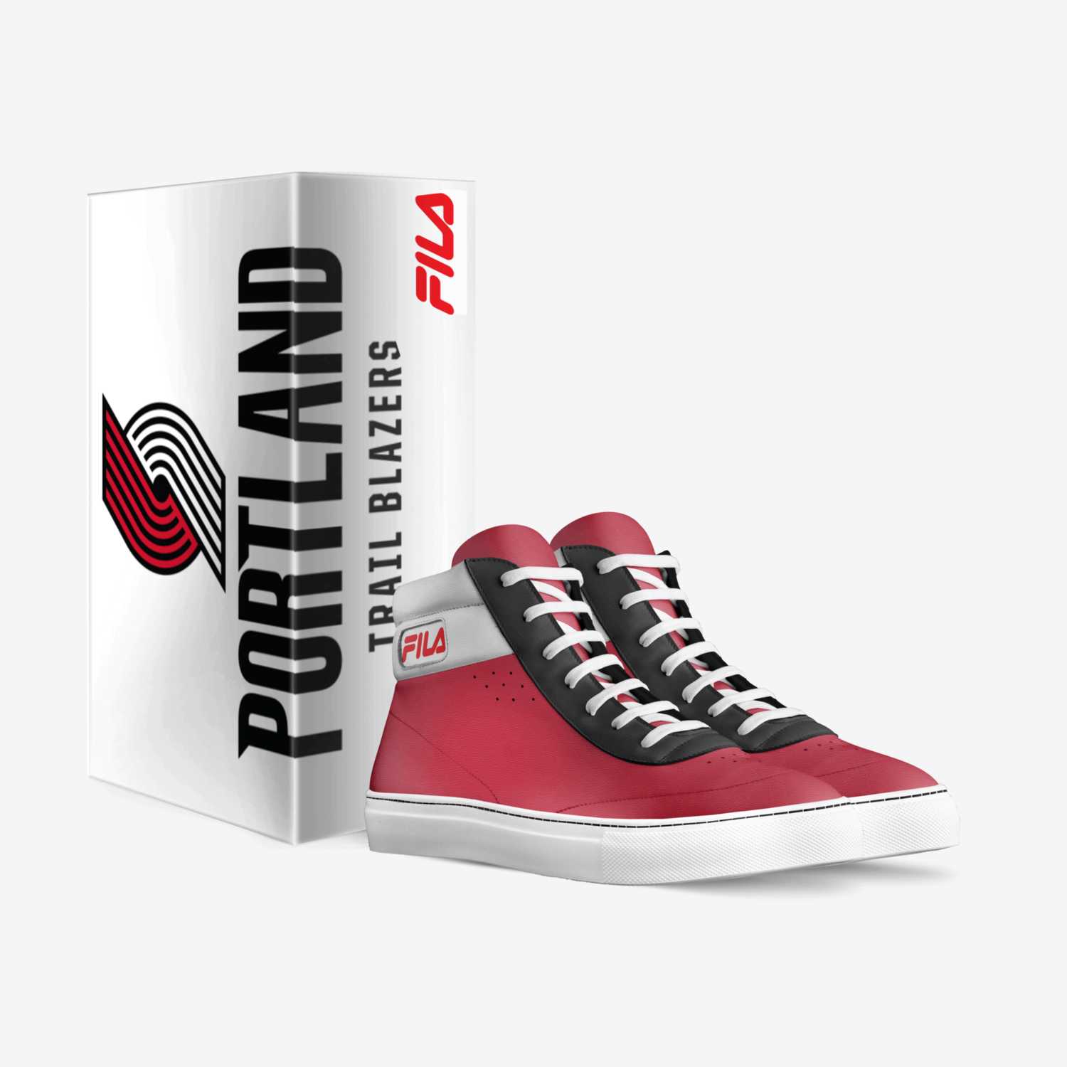 C. J. McCollum custom made in Italy shoes by Becky | Box view
