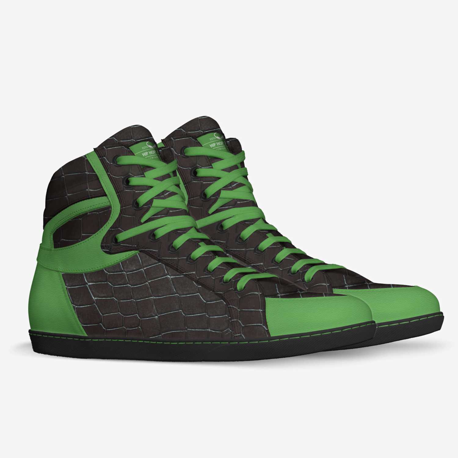 HIP HOP Junkie  custom made in Italy shoes by Troy Taylor | Double view