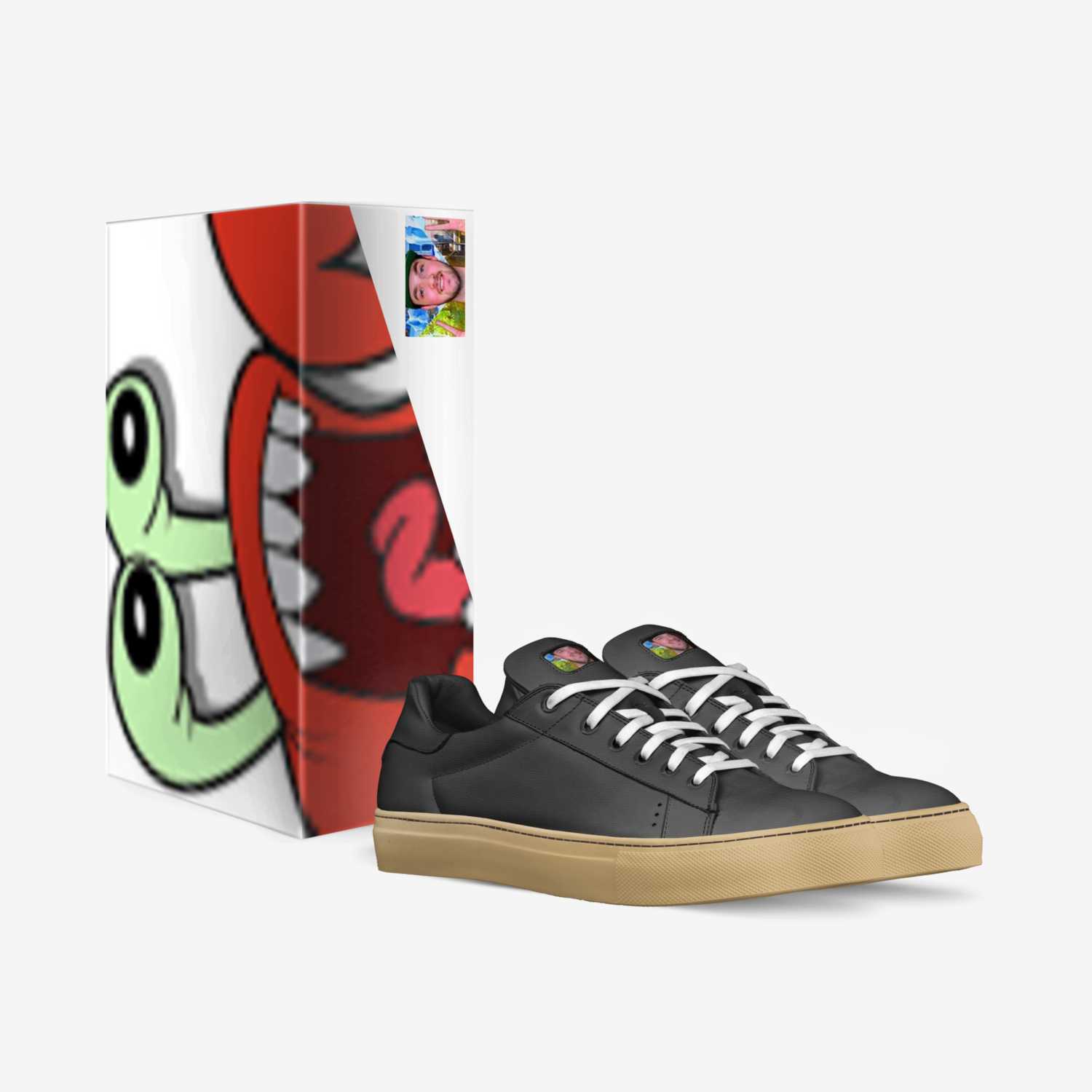Ali-A clickbait custom made in Italy shoes by Dank Meme Is My City | Box view