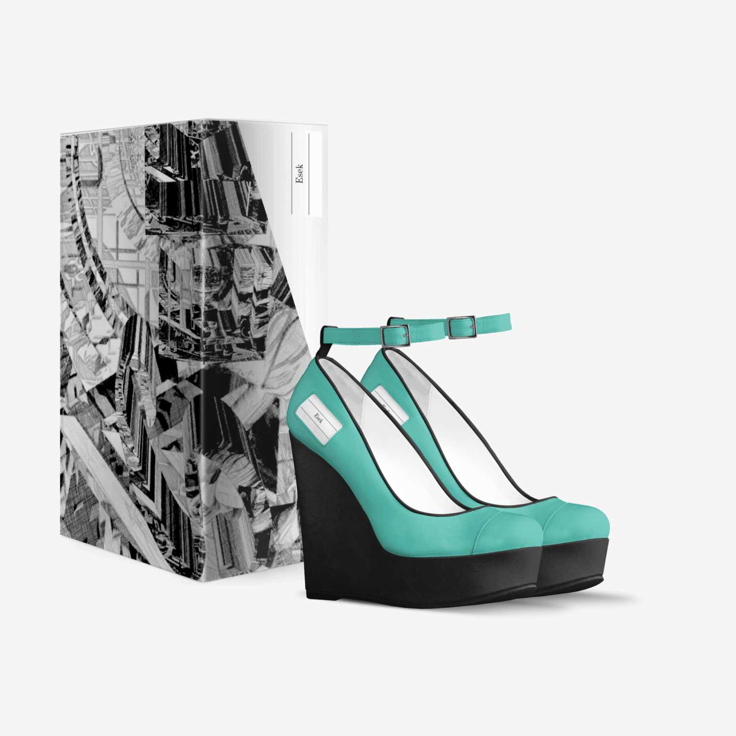 Esek custom made in Italy shoes by Wayne Reed | Box view