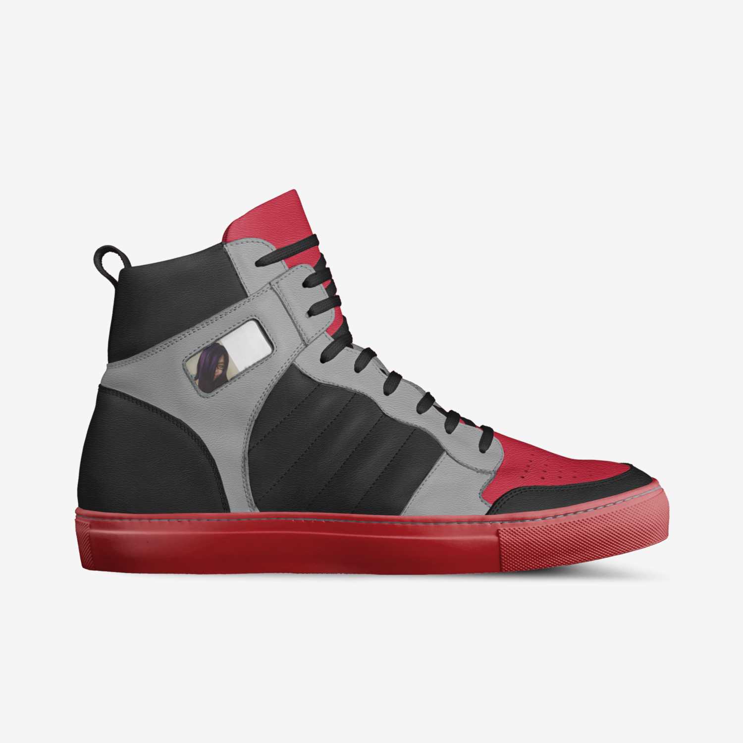 Dessy's custom made in Italy shoes by Desiree Wright | Side view