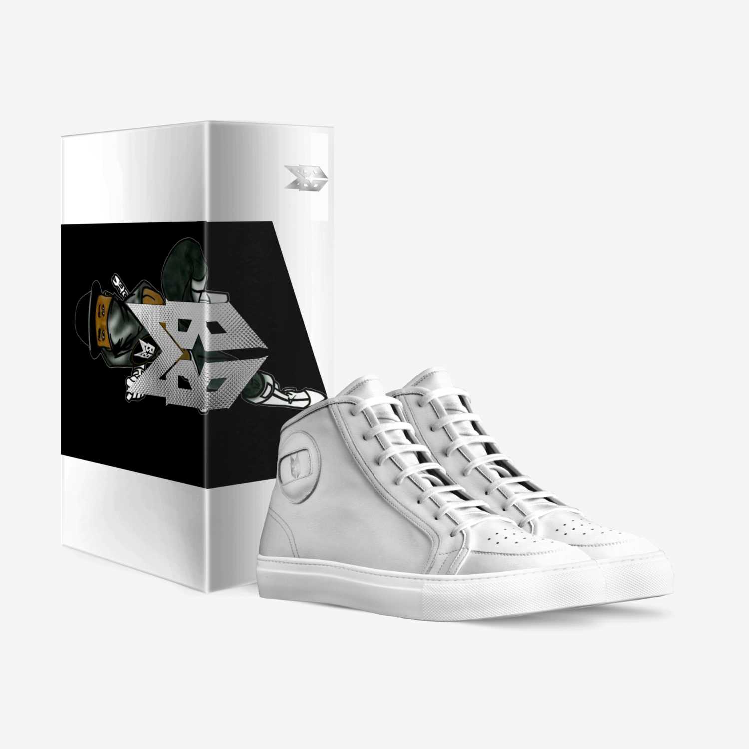 dropkickswhite custom made in Italy shoes by Mrbaileybaby Wins | Box view