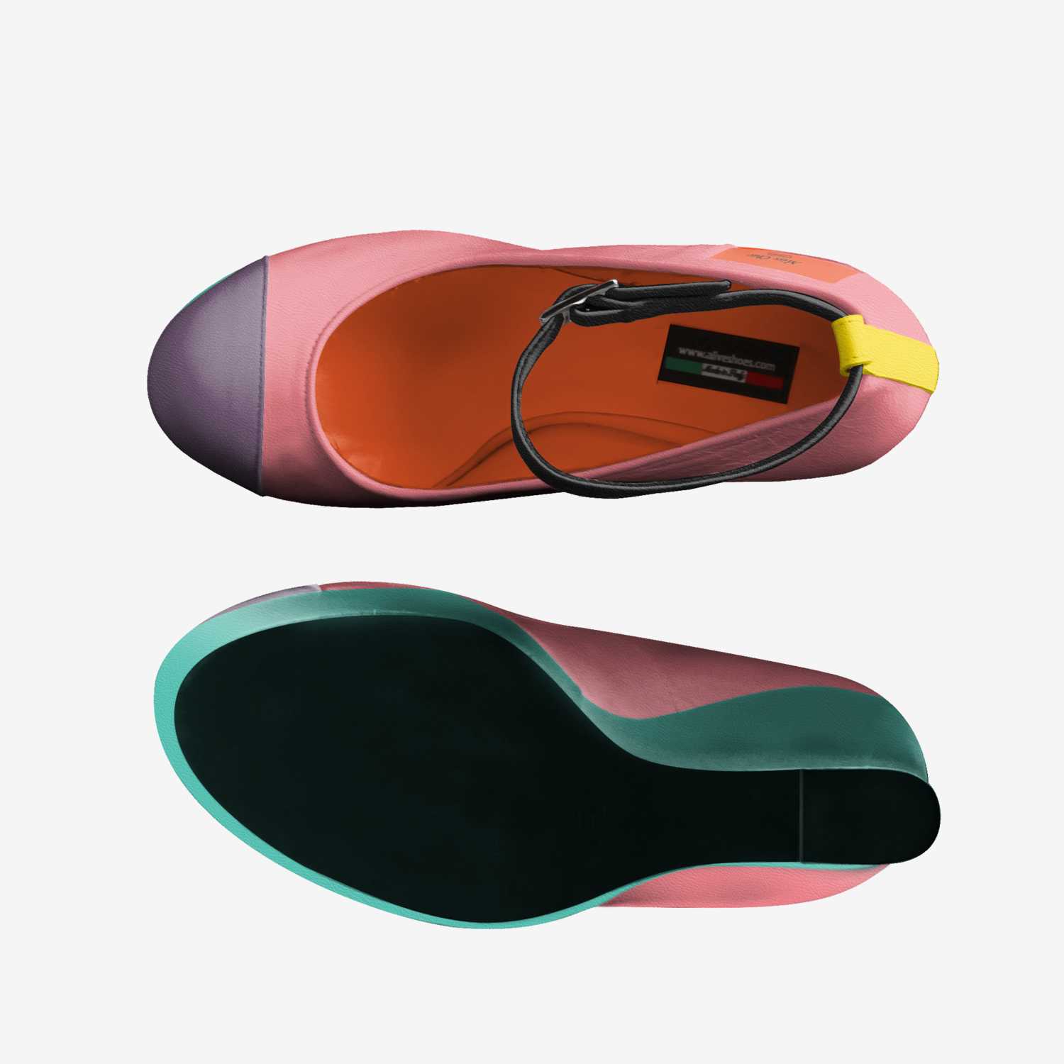 Miss Chic custom made in Italy shoes by Jewleshia Woulard | Top view