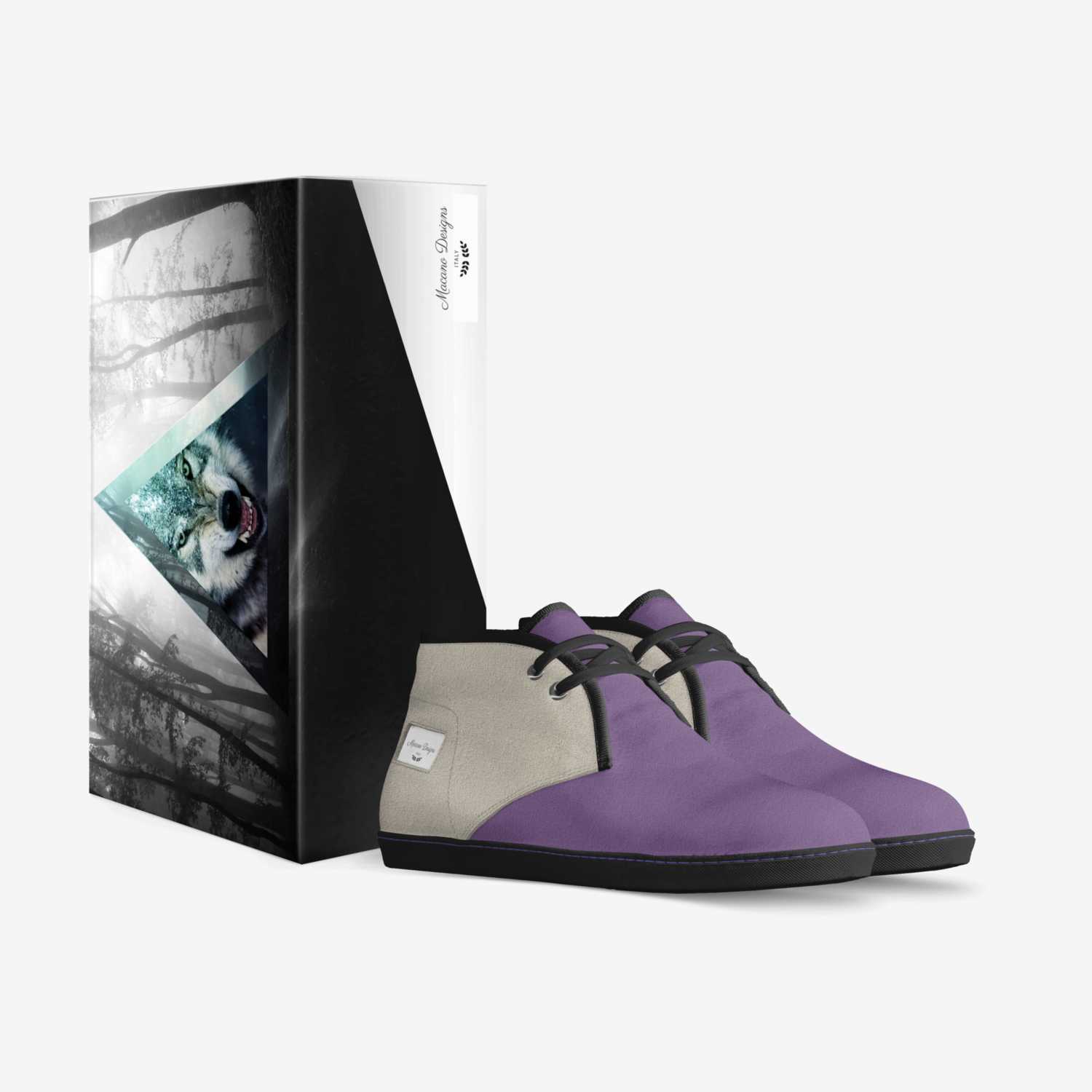 Macano Designs custom made in Italy shoes by Louena El | Box view
