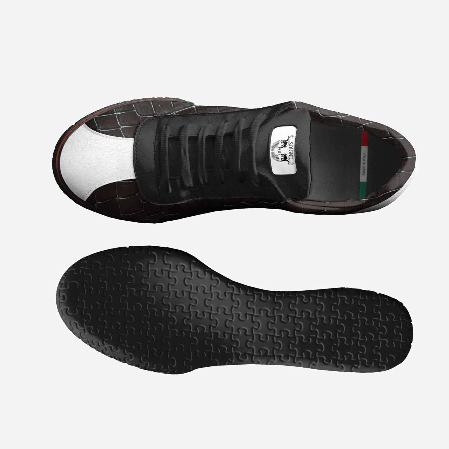 Soigne Ego custom made in Italy shoes by Jaray Davenport | Top view
