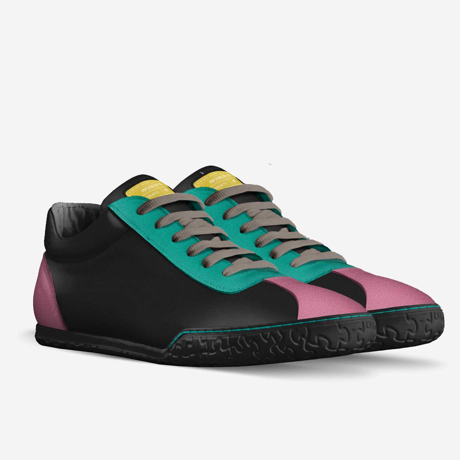 Hipsters custom made in Italy shoes by Ice Arrington | Double view
