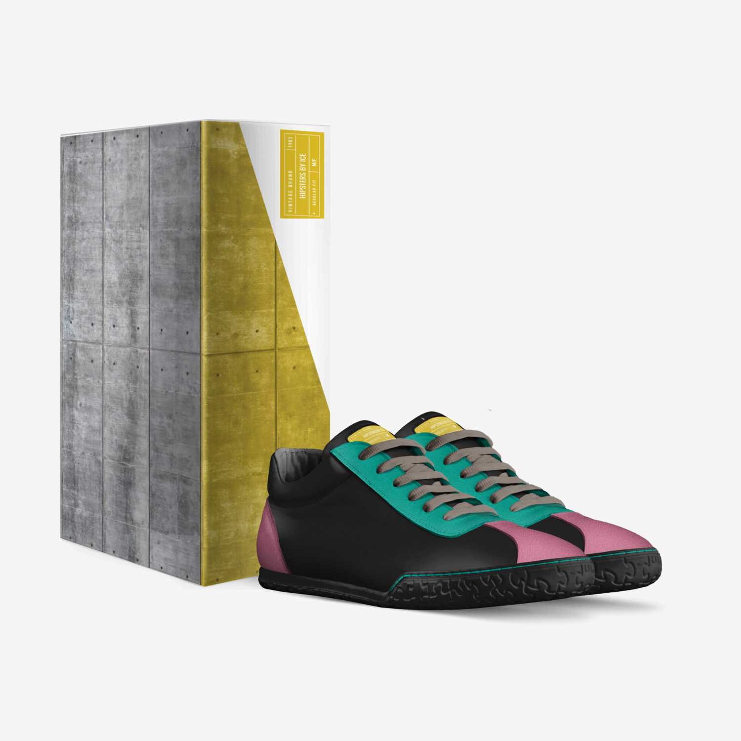 Hipsters custom made in Italy shoes by Ice Arrington | Box view